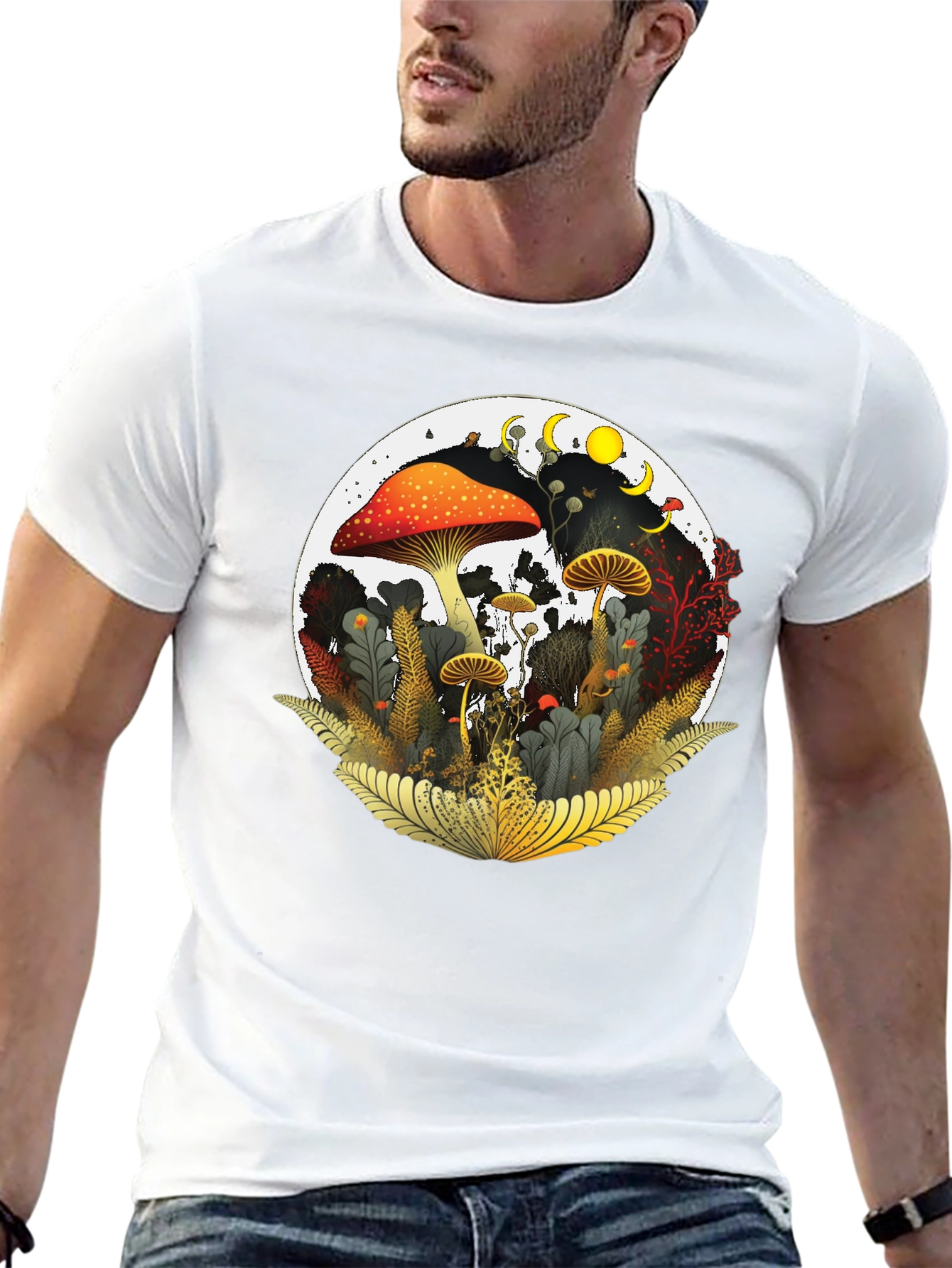 Mushroom Forest Graphic Tee - Unisex