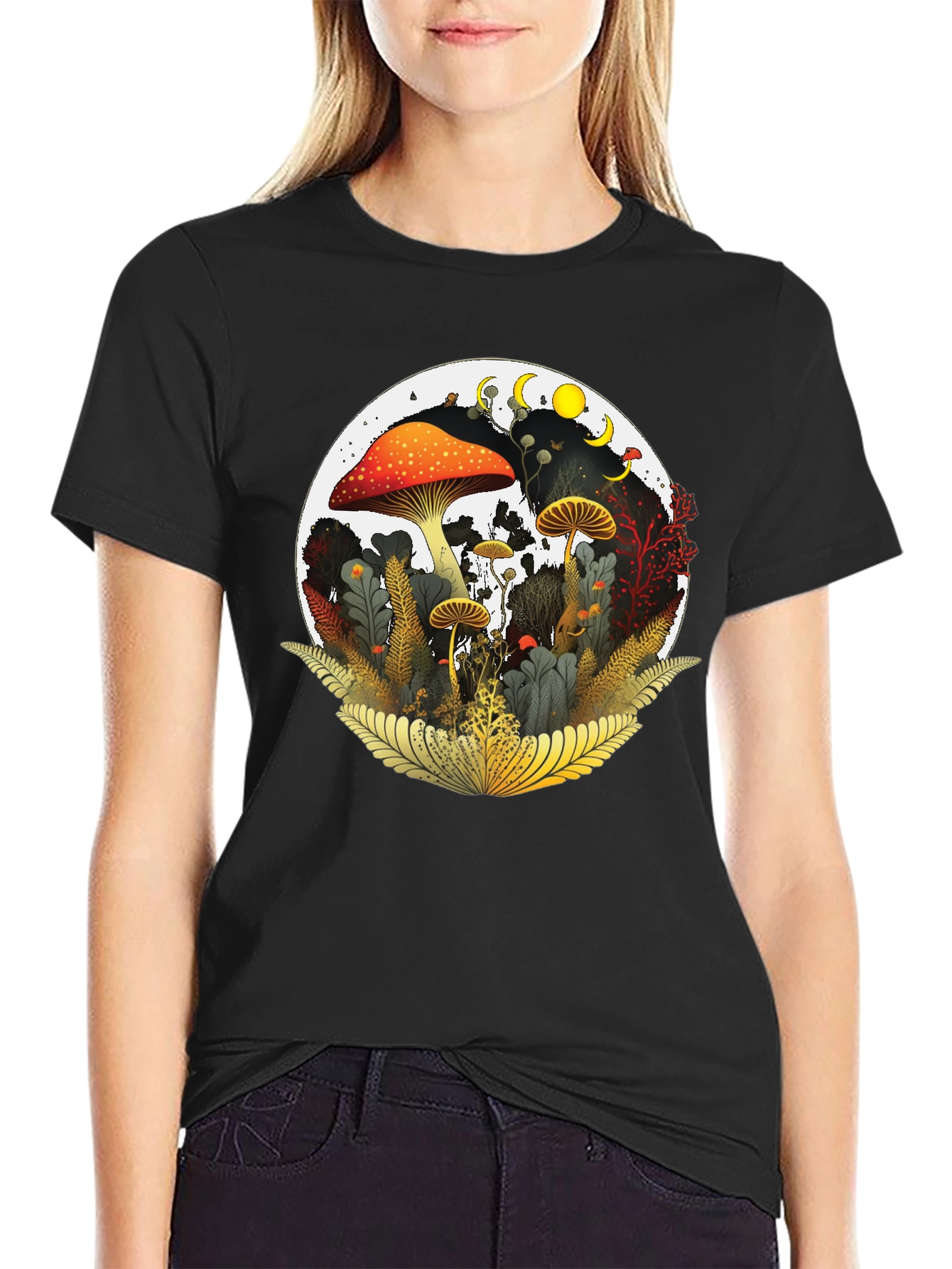 Mushroom Forest Graphic Tee - Unisex