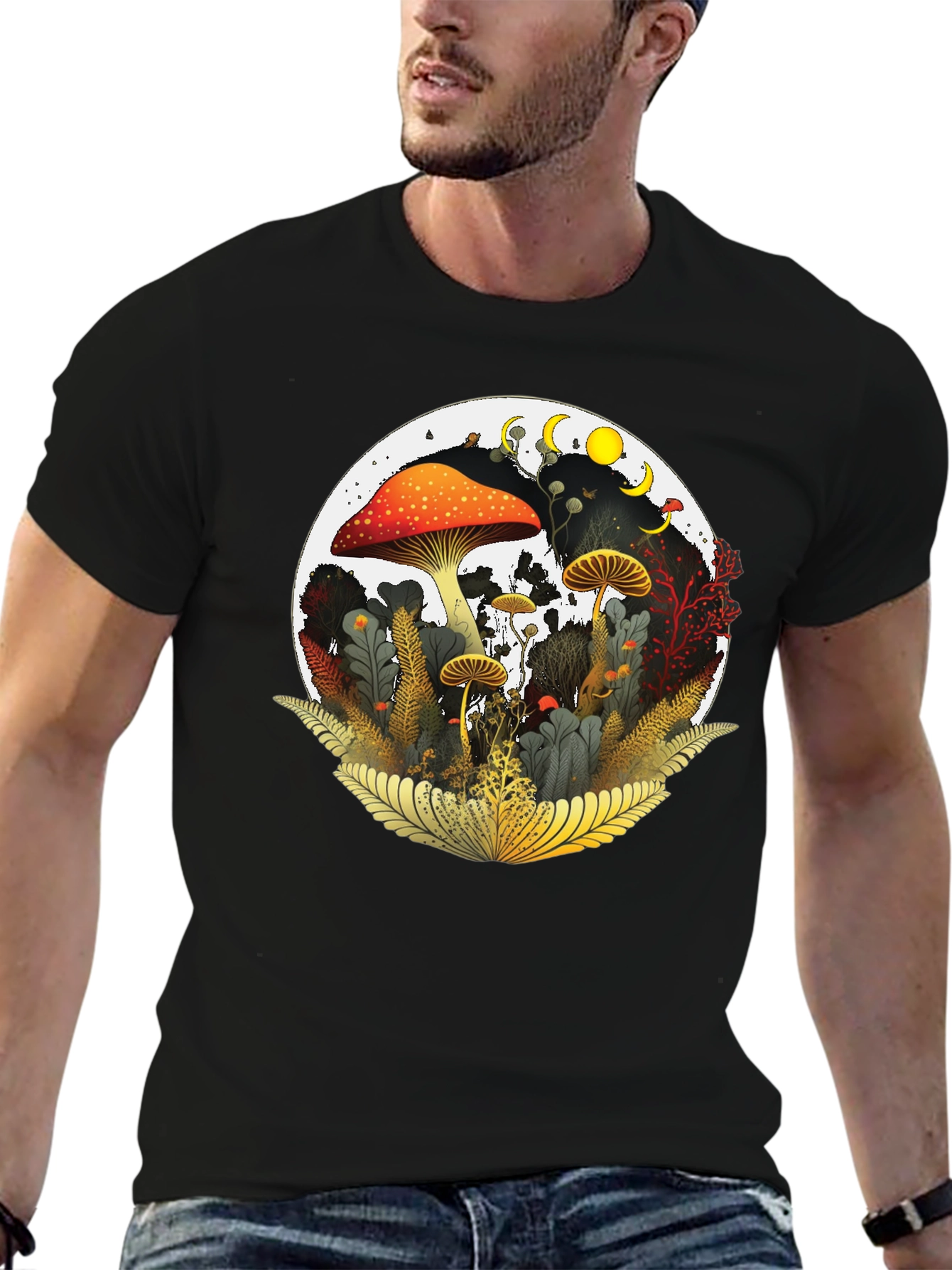 Mushroom Forest Graphic Tee - Unisex