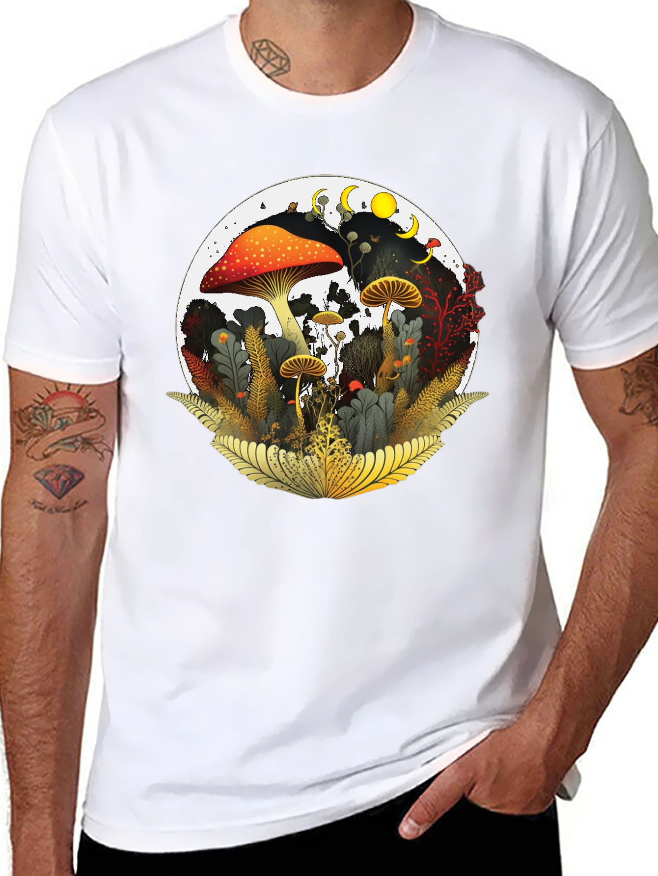 Mushroom Forest Graphic Tee - Unisex
