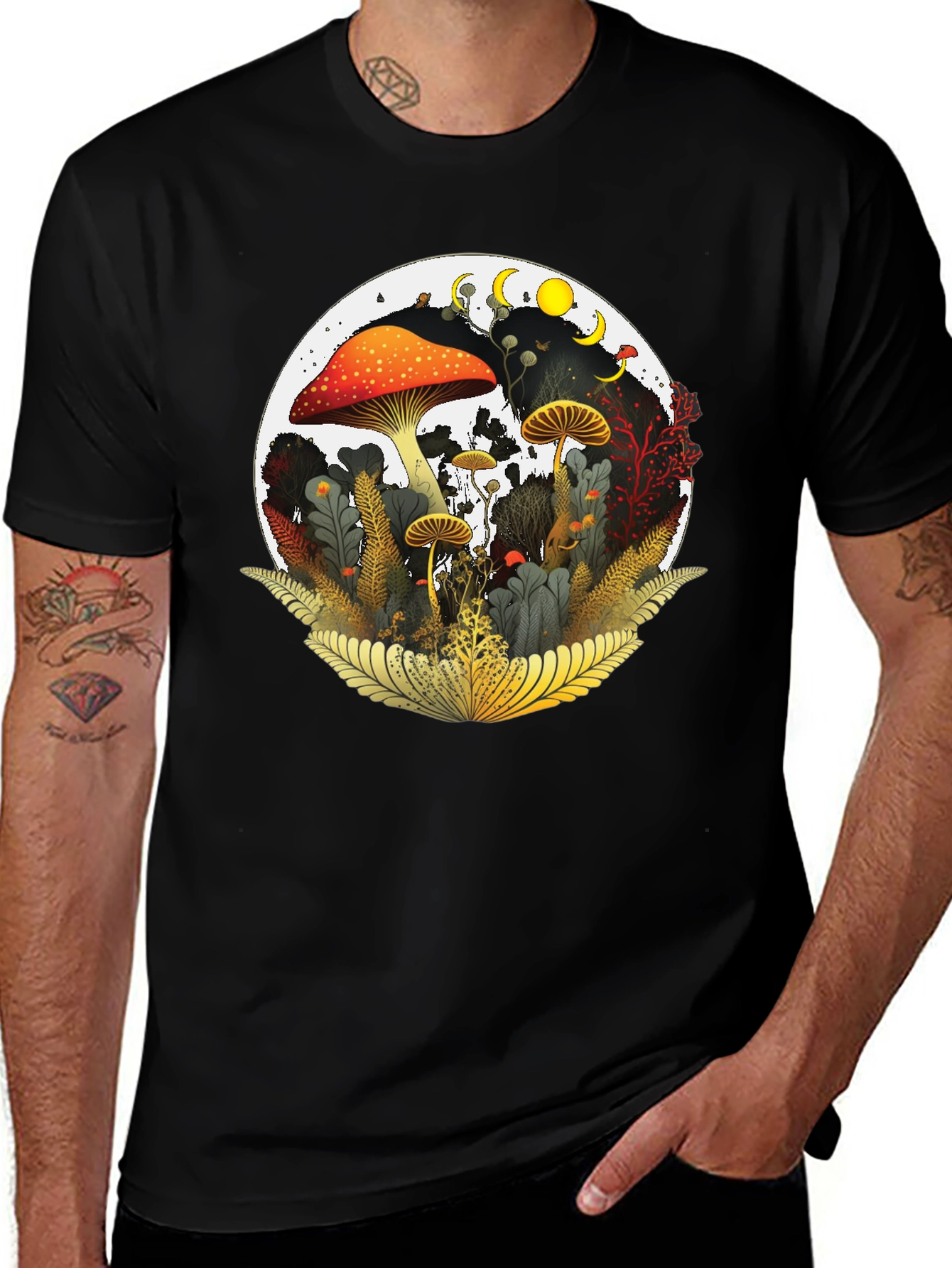 Mushroom Forest Graphic Tee - Unisex