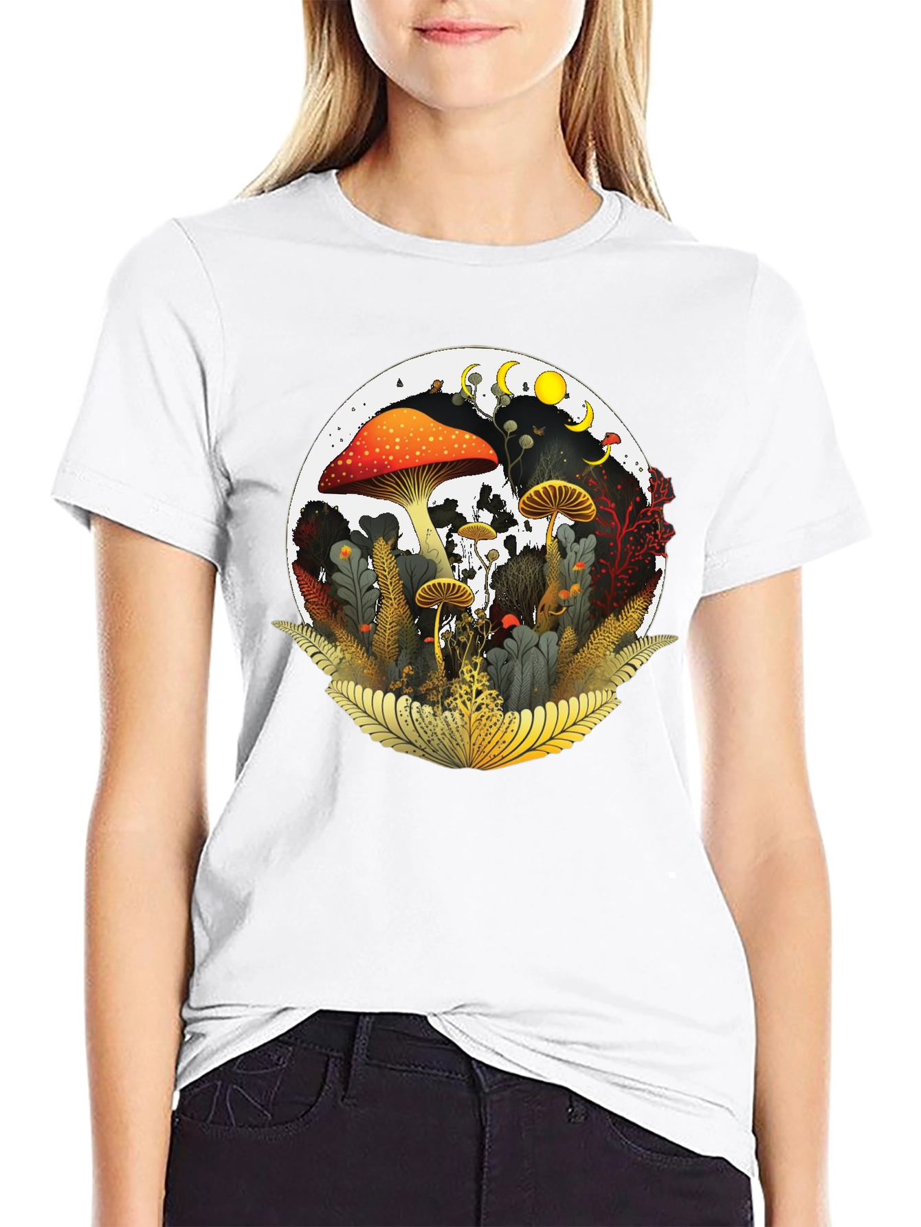 Mushroom Forest Graphic Tee - Unisex