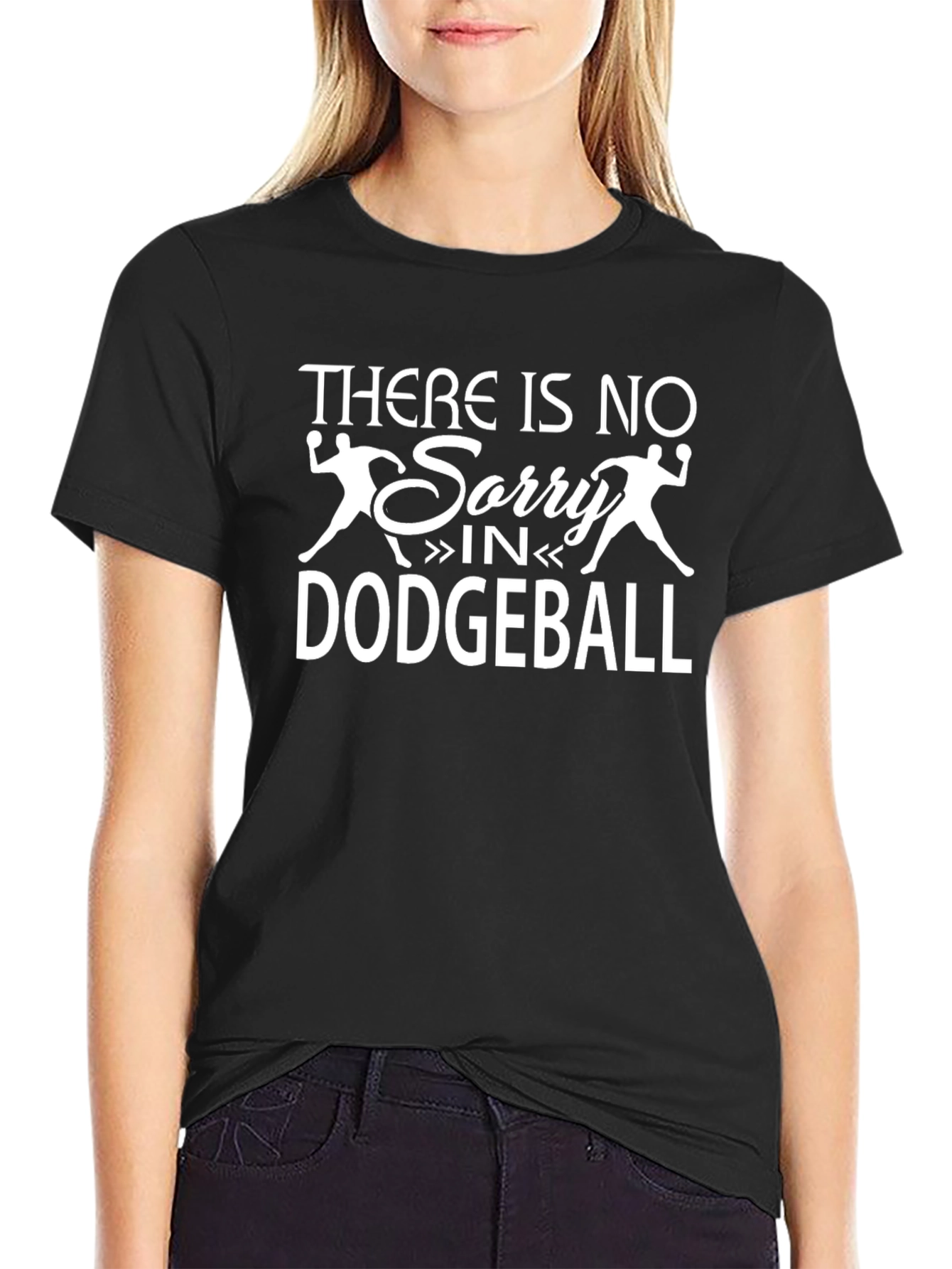 Funny Dodgeball T-Shirt - No Sorry