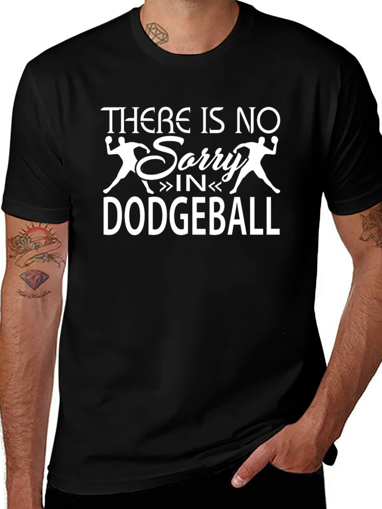Funny Dodgeball T-Shirt - No Sorry