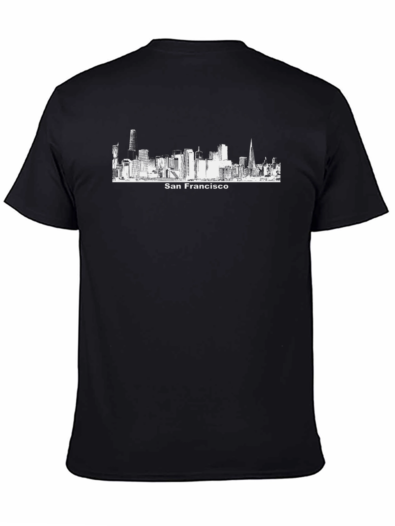 San Francisco Skyline Black Graphic Tee
