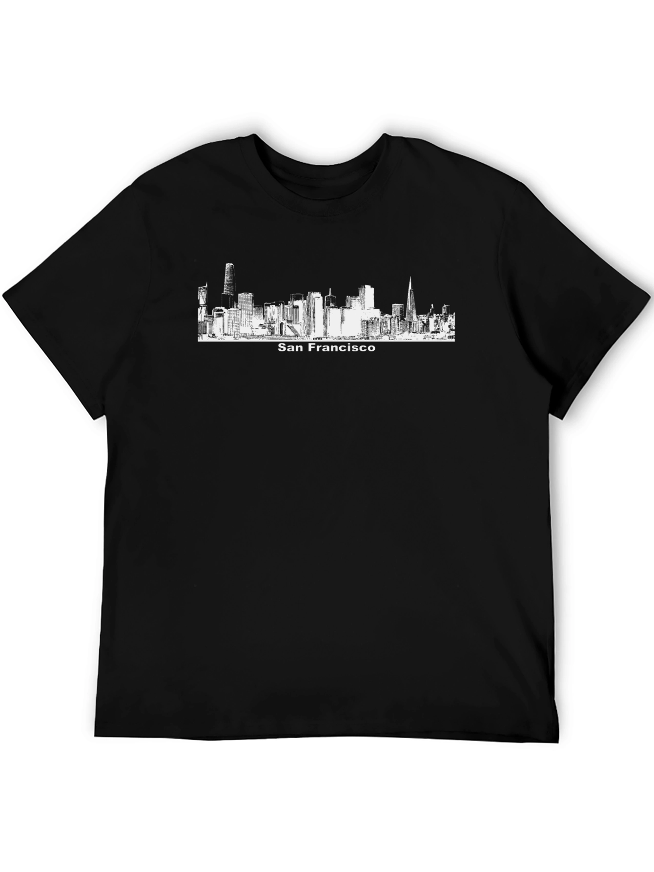 San Francisco Skyline Black Graphic Tee