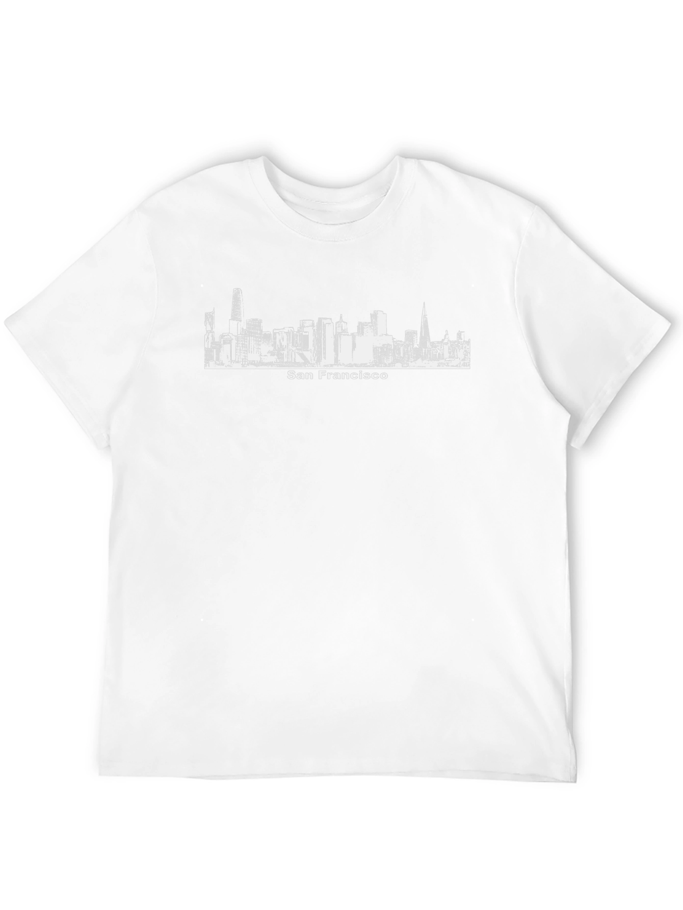 San Francisco Skyline Black Graphic Tee