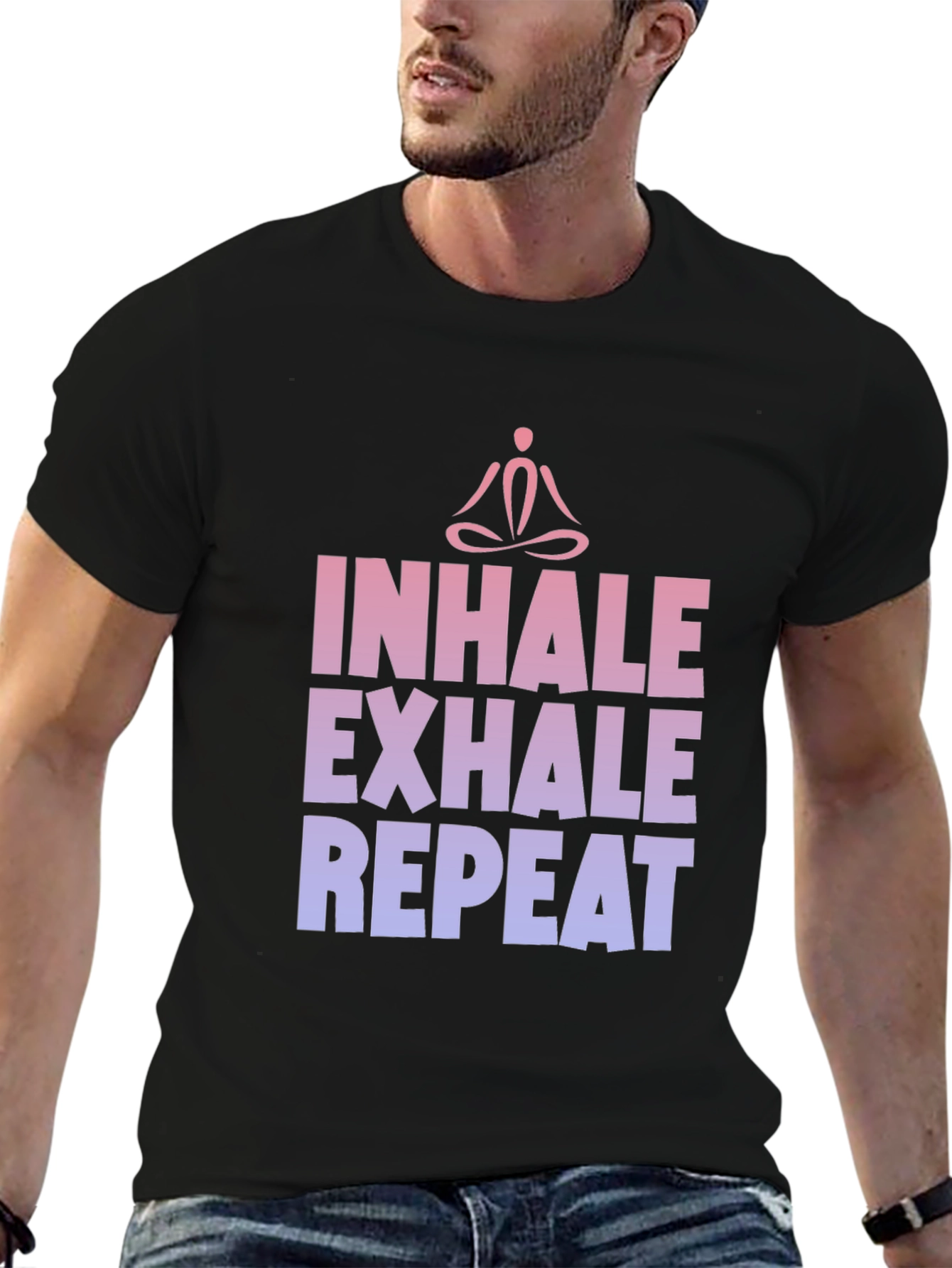 Inhale Exhale Repeat Yoga Graphic Tee