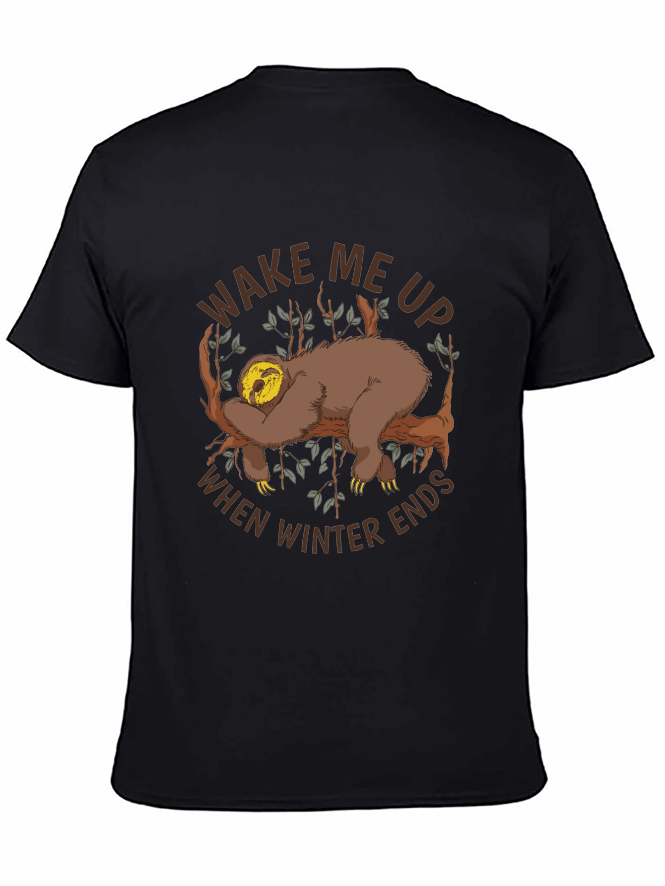 Wake Me Up Sloth Graphic Tee