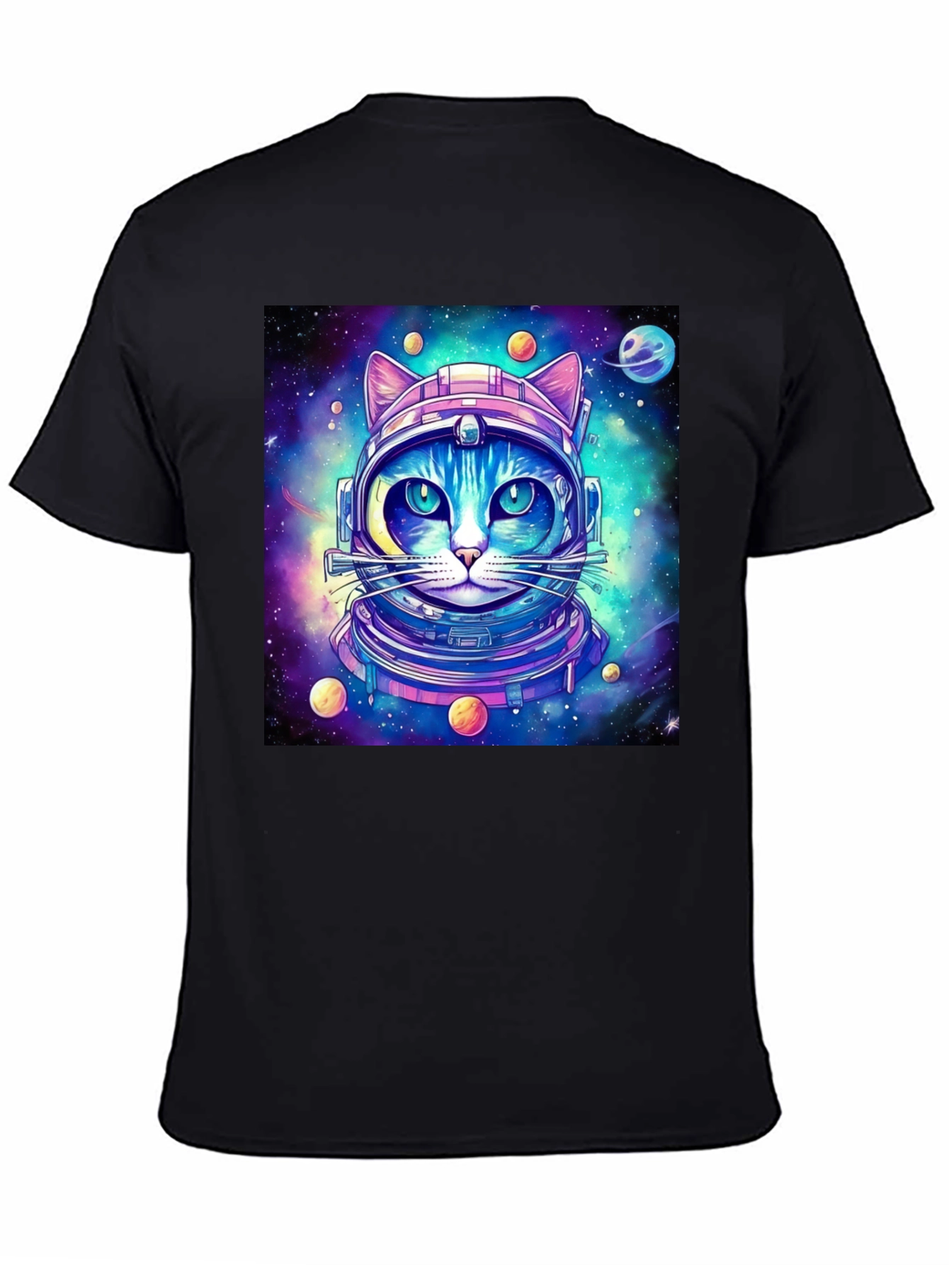 Space Cat T-Shirt - Galaxy Kitten Astronaut Tee