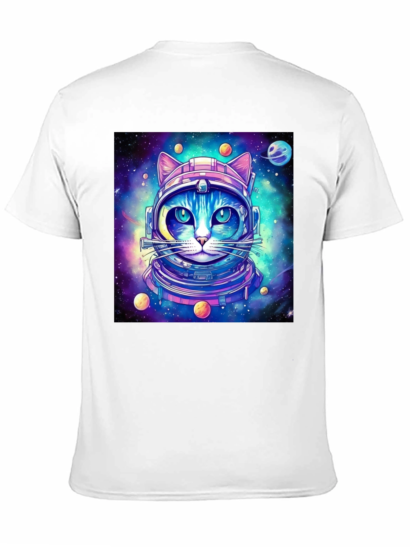 Space Cat T-Shirt - Galaxy Kitten Astronaut Tee