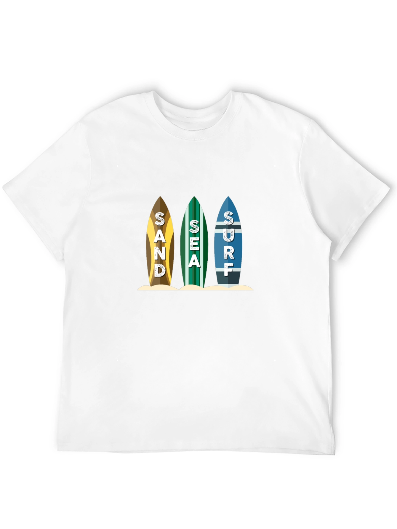 Sand Sea Surf T-Shirt - Beach Life Tee