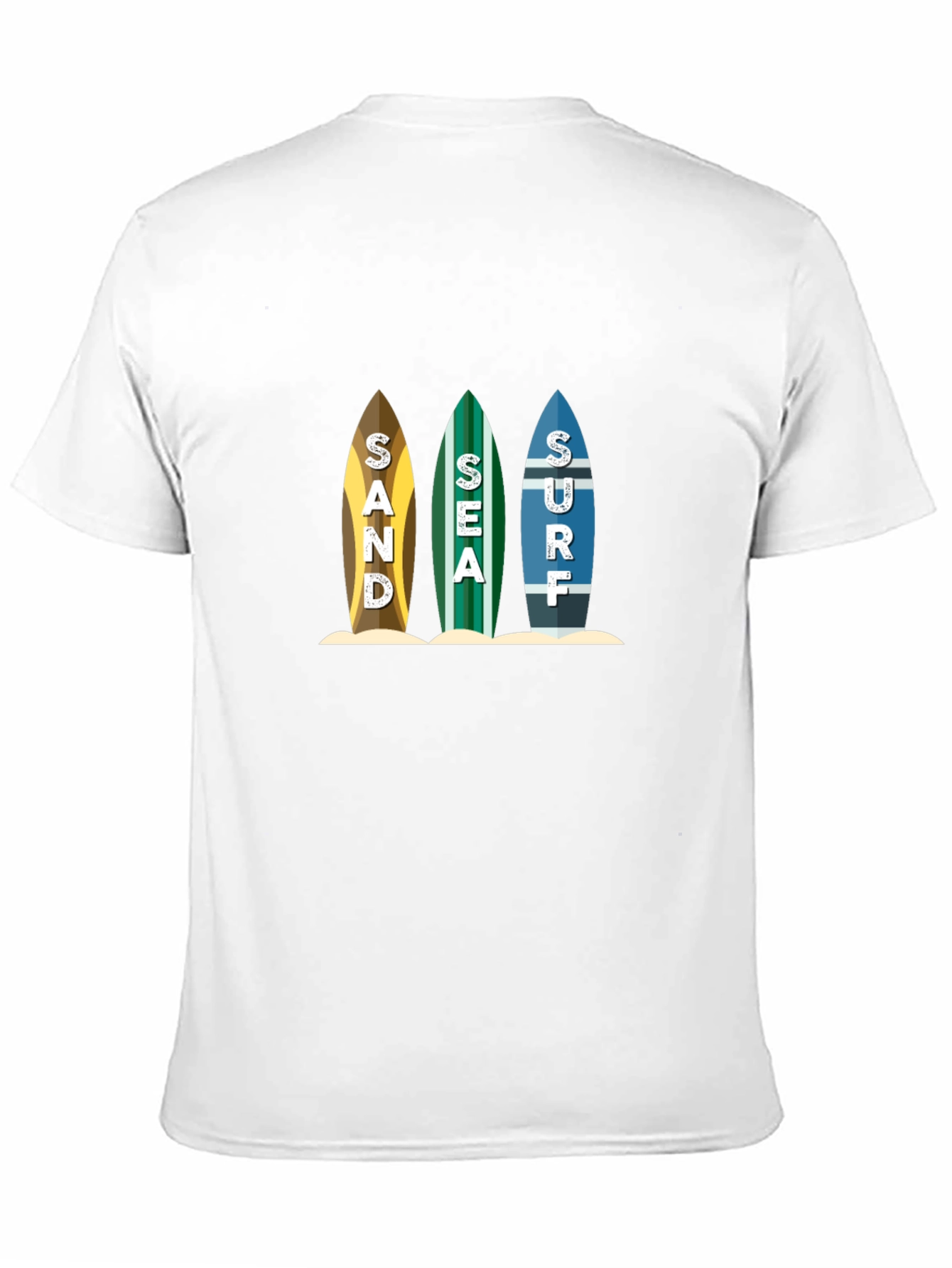 Sand Sea Surf T-Shirt - Beach Life Tee