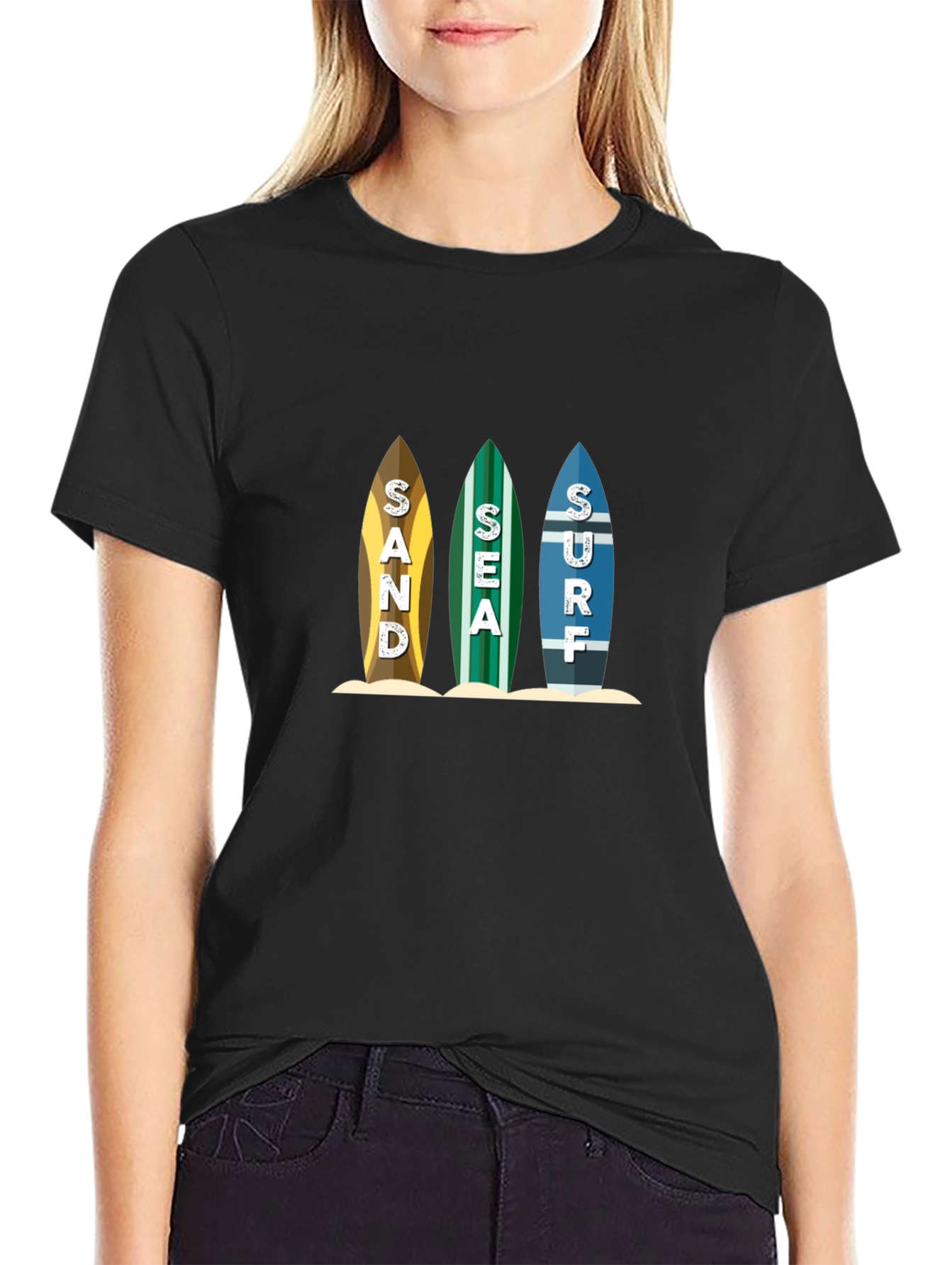 Sand Sea Surf T-Shirt - Beach Life Tee