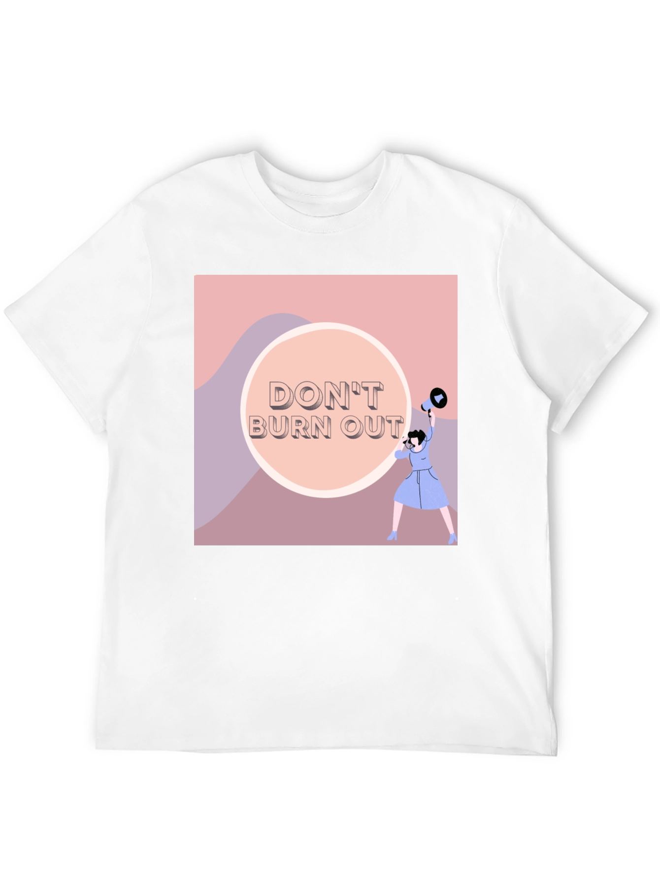 Dont Burn Out Graphic Tee - Black