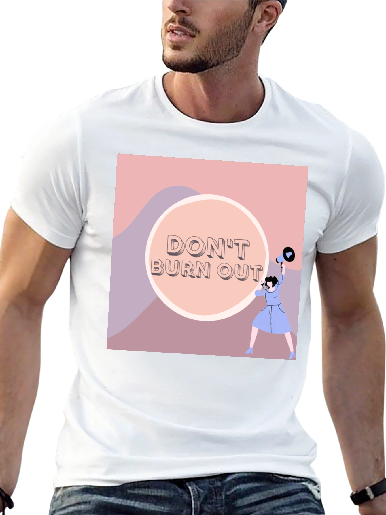 Dont Burn Out Graphic Tee - Black