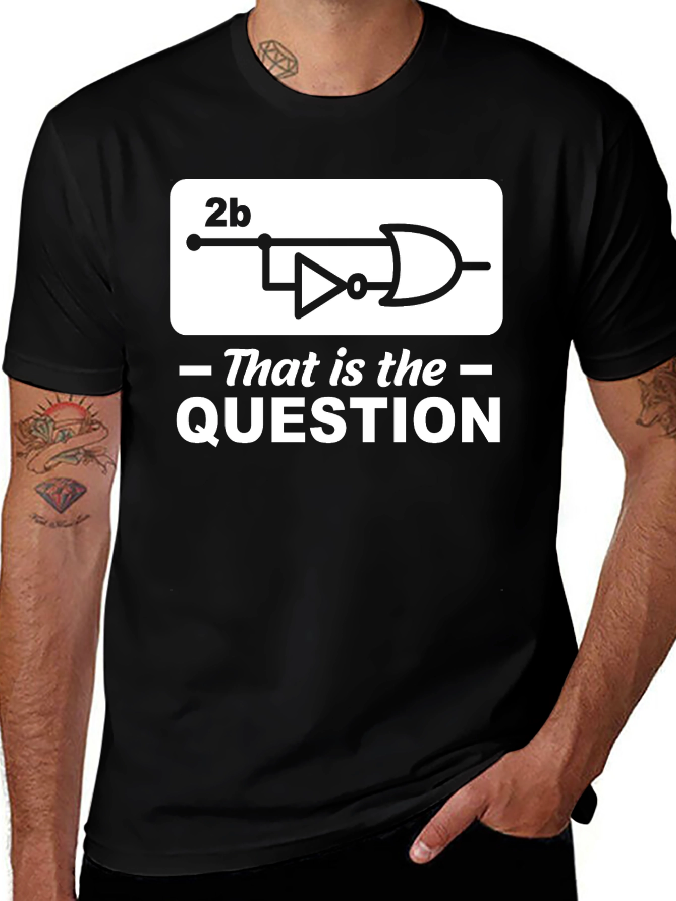2b That Is the Question Logic Circuit T-Shirt