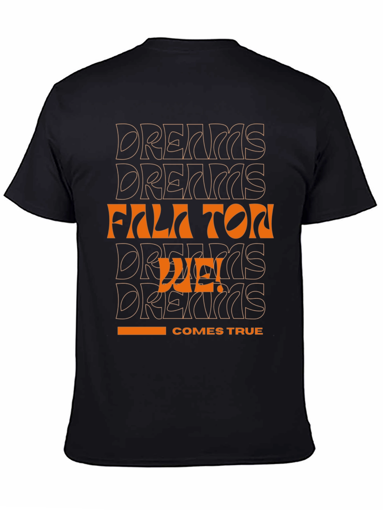 Dreams Come True Black Graphic Tee