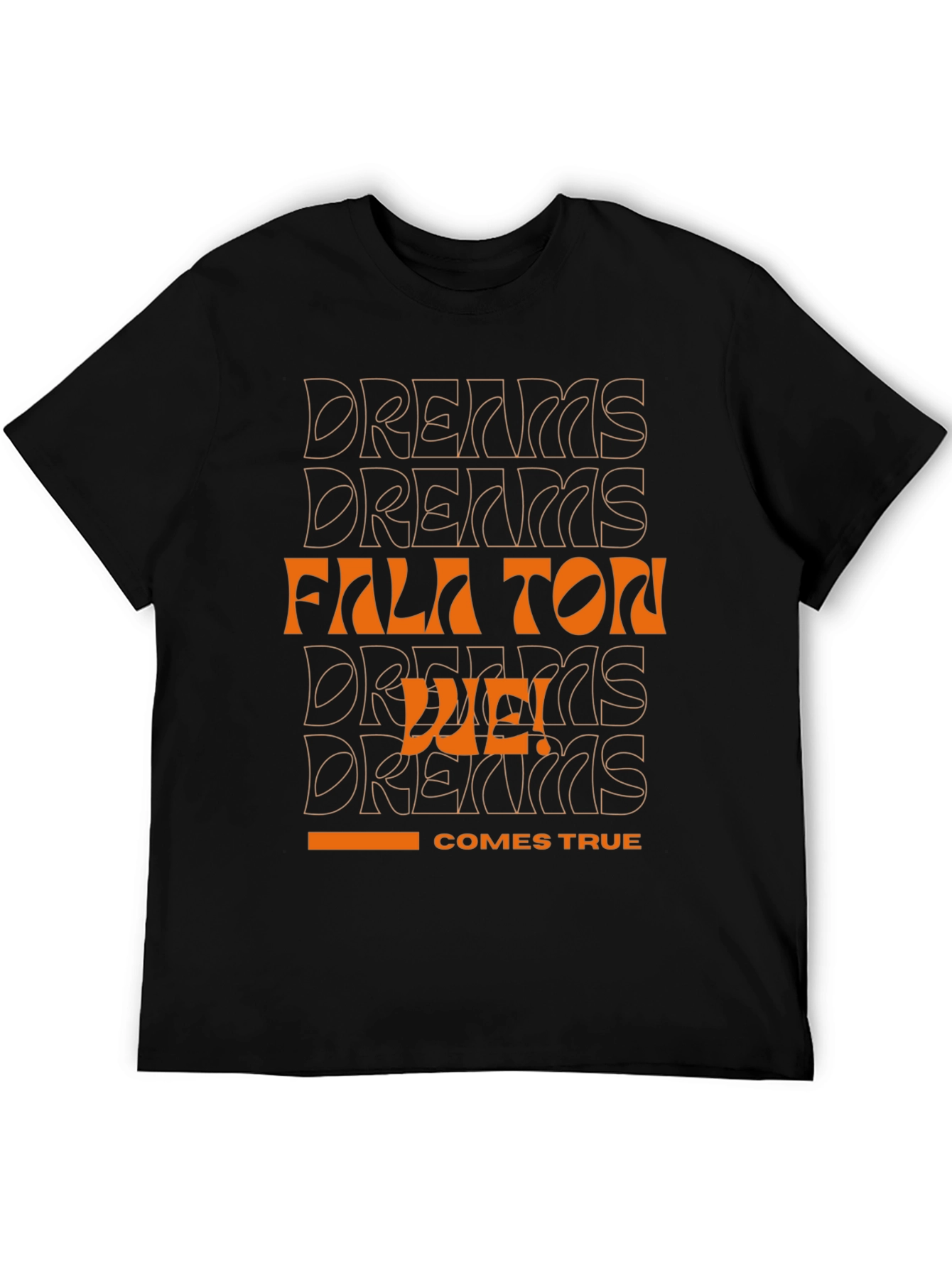 Dreams Come True Black Graphic Tee