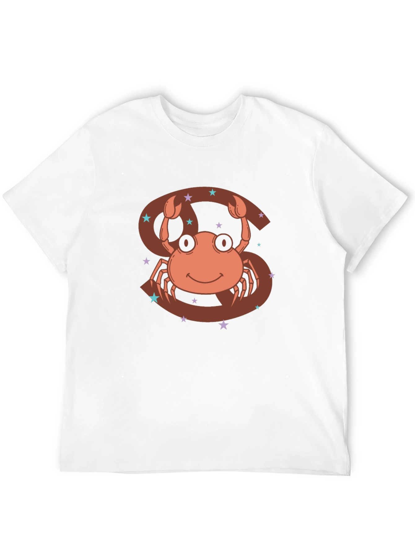Cancer Zodiac T-Shirt - Cute Crab Design