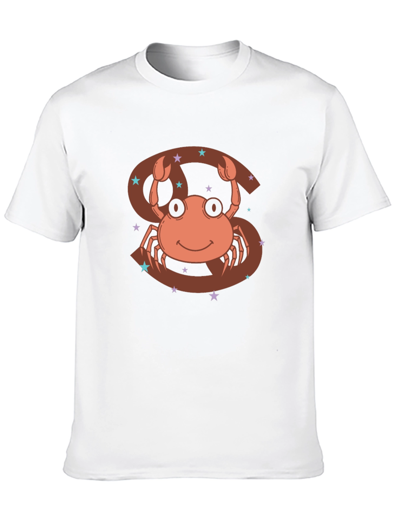 Cancer Zodiac T-Shirt - Cute Crab Design