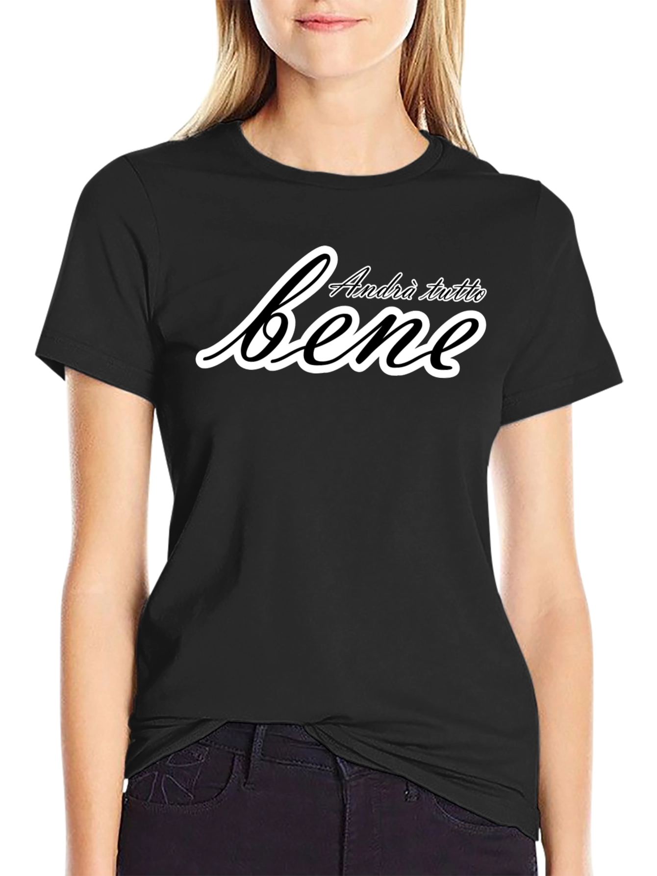 Andrà Tutto Bene Italian Slogan T-Shirt