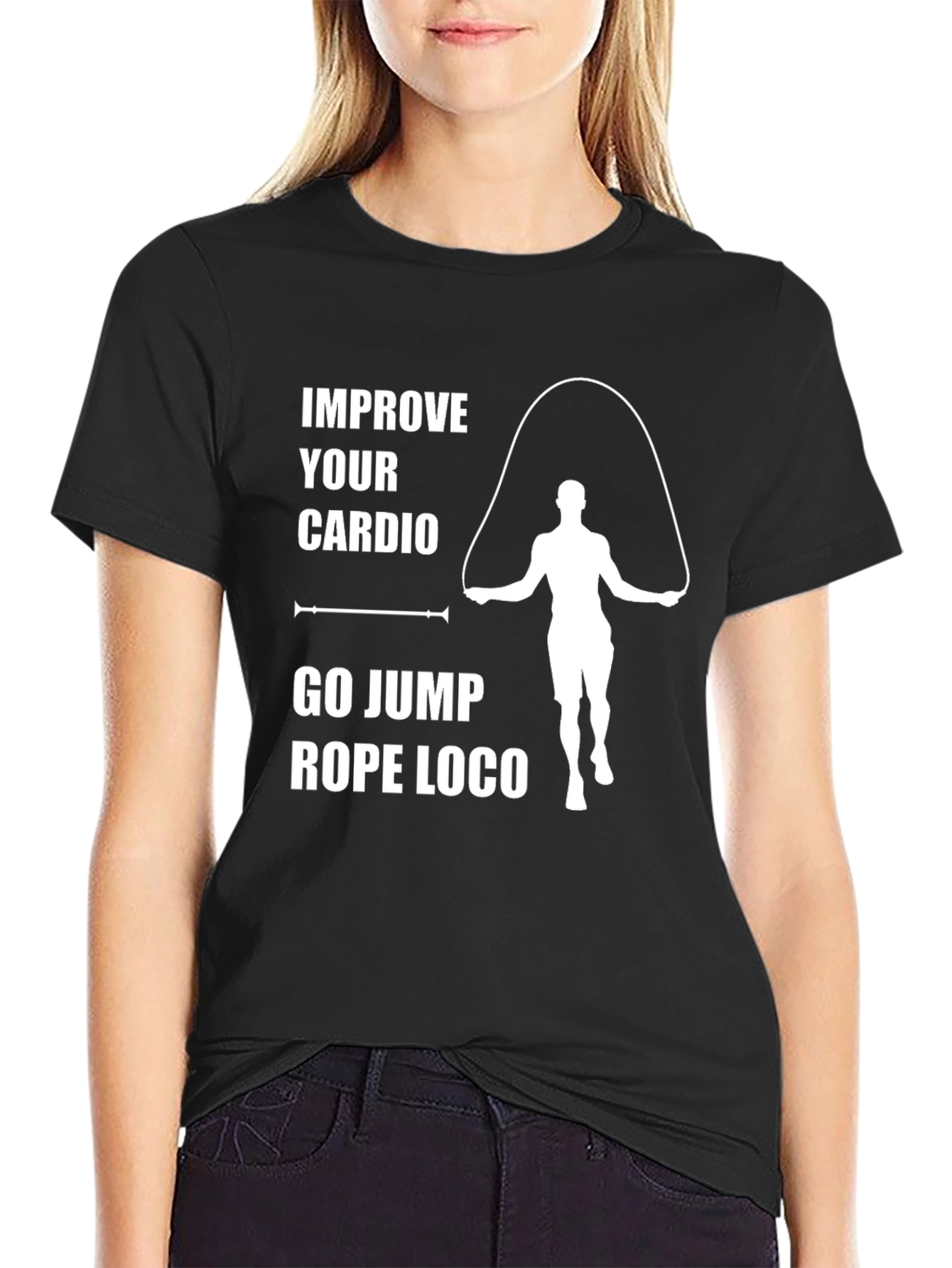 Improve Your Cardio Jump Rope Graphic Tee