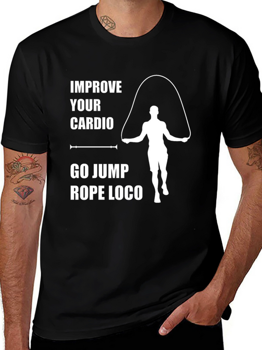 Improve Your Cardio Jump Rope Graphic Tee
