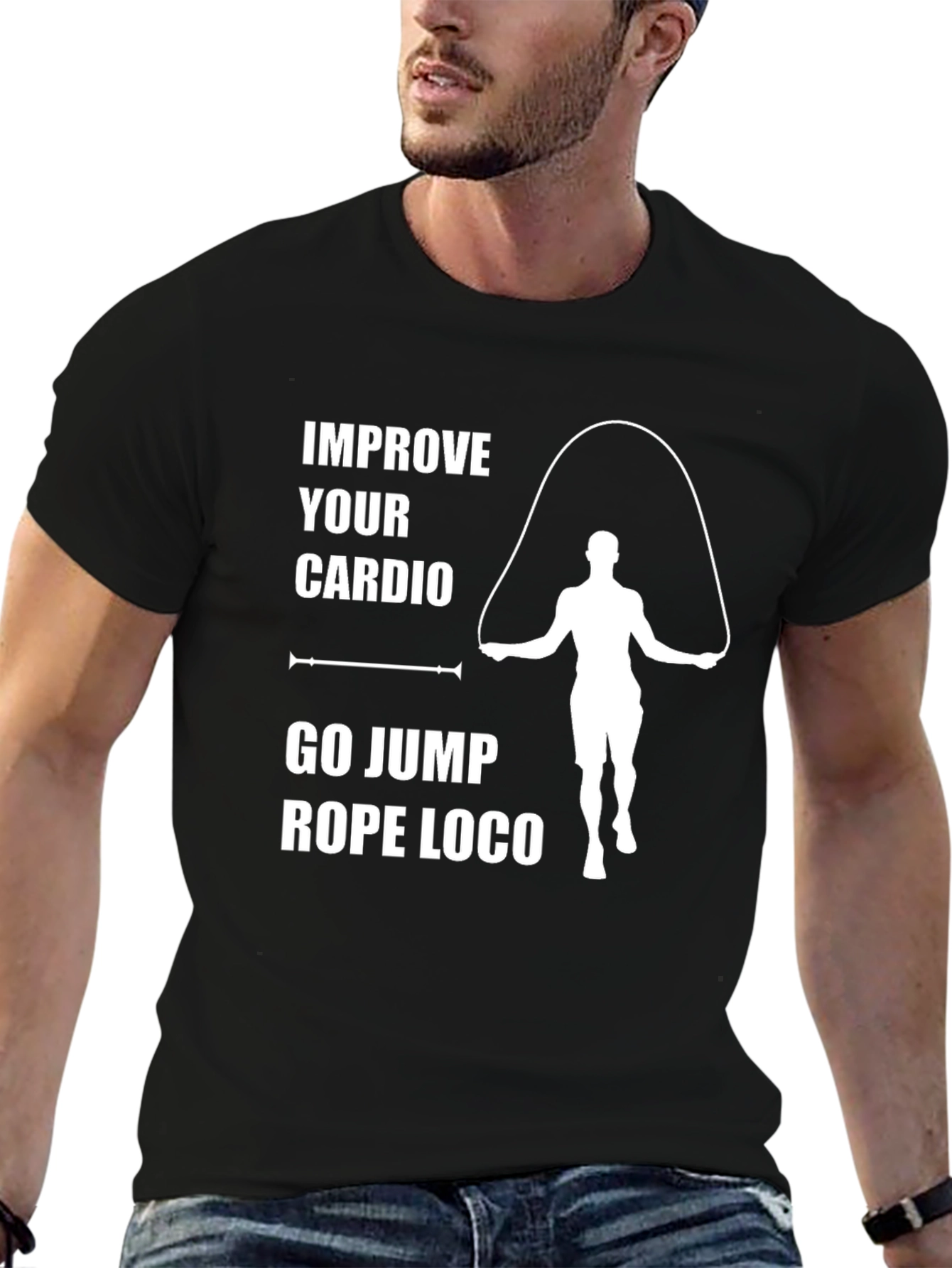 Improve Your Cardio Jump Rope Graphic Tee