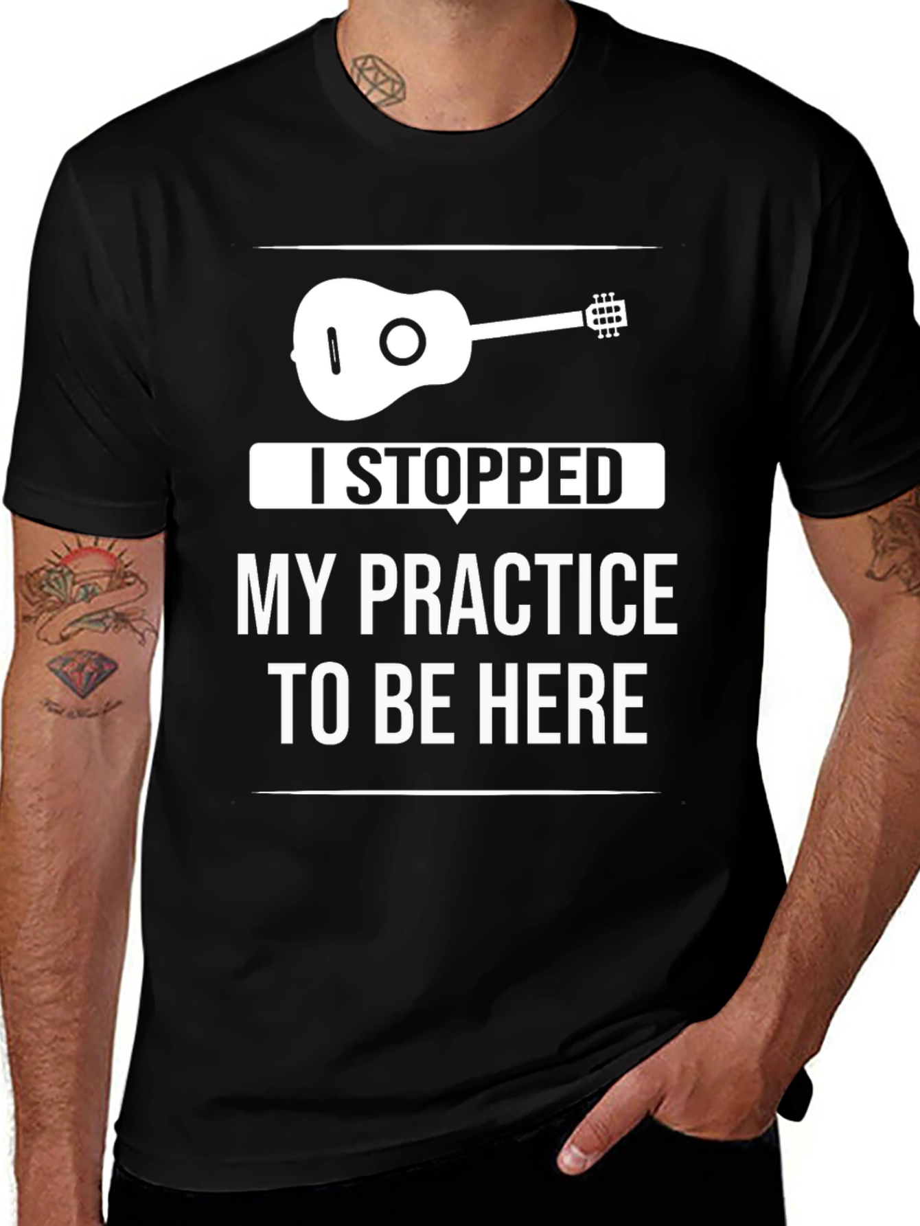 Funny Guitar Practice T-Shirt