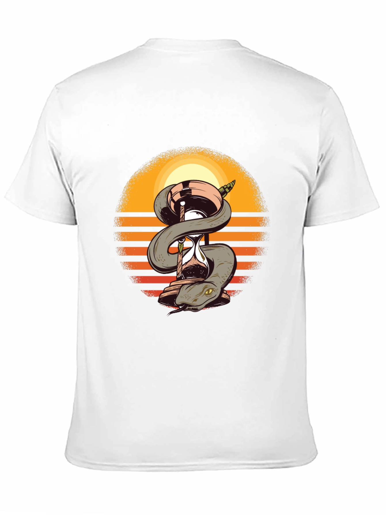 Snake & Hourglass T-Shirt - Time is Precious
