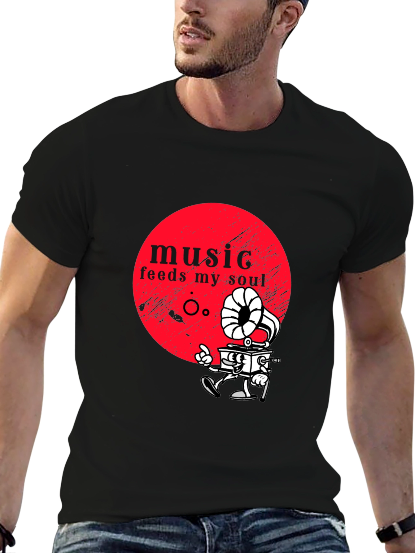 Music Feeds My Soul Graphic Tee