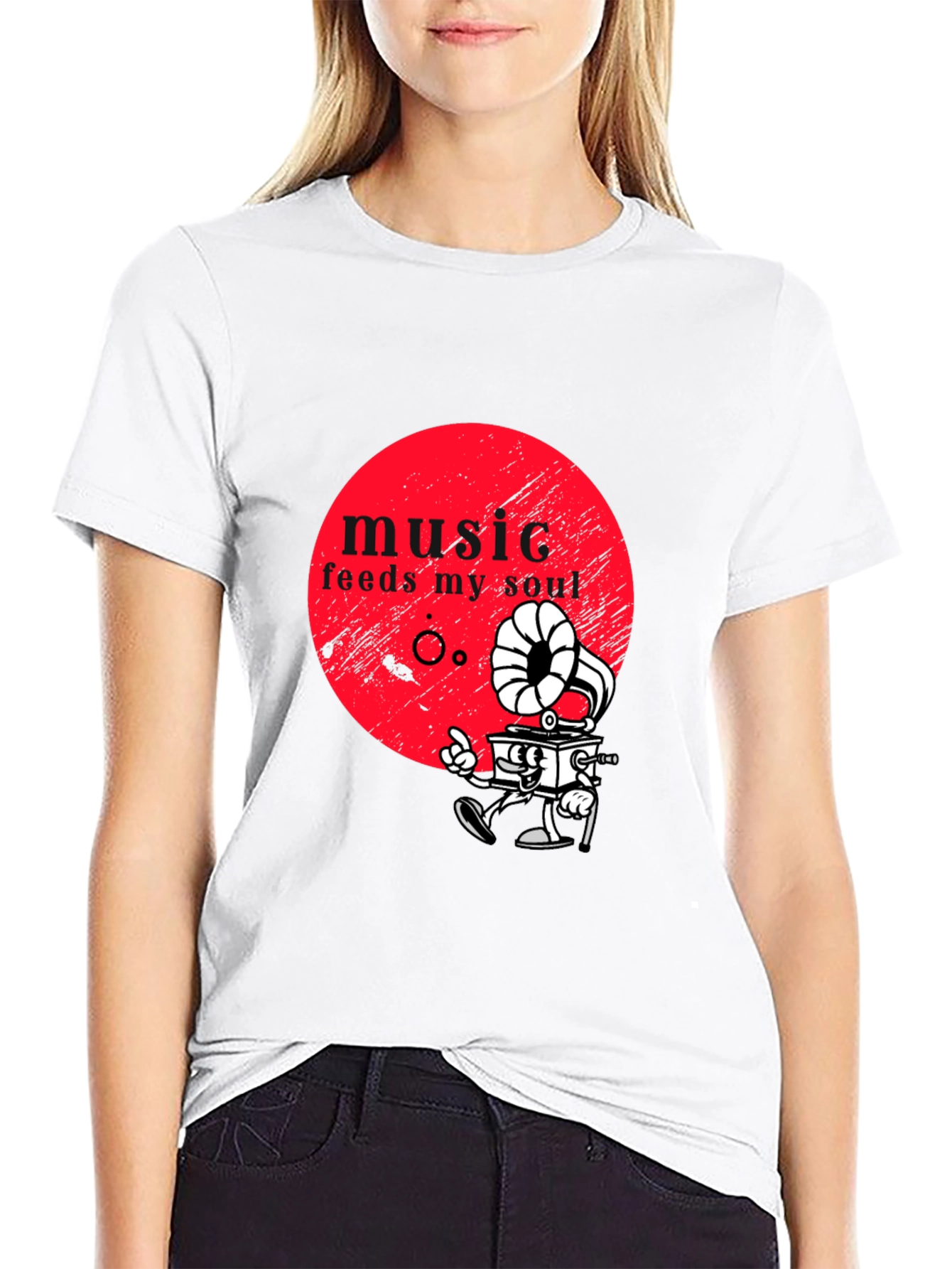 Music Feeds My Soul Graphic Tee