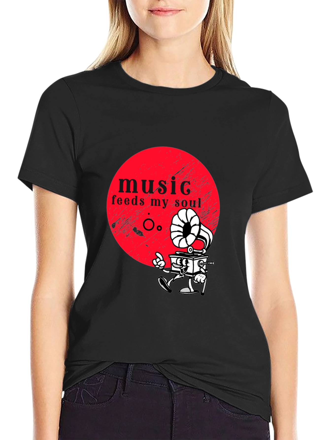 Music Feeds My Soul Graphic Tee