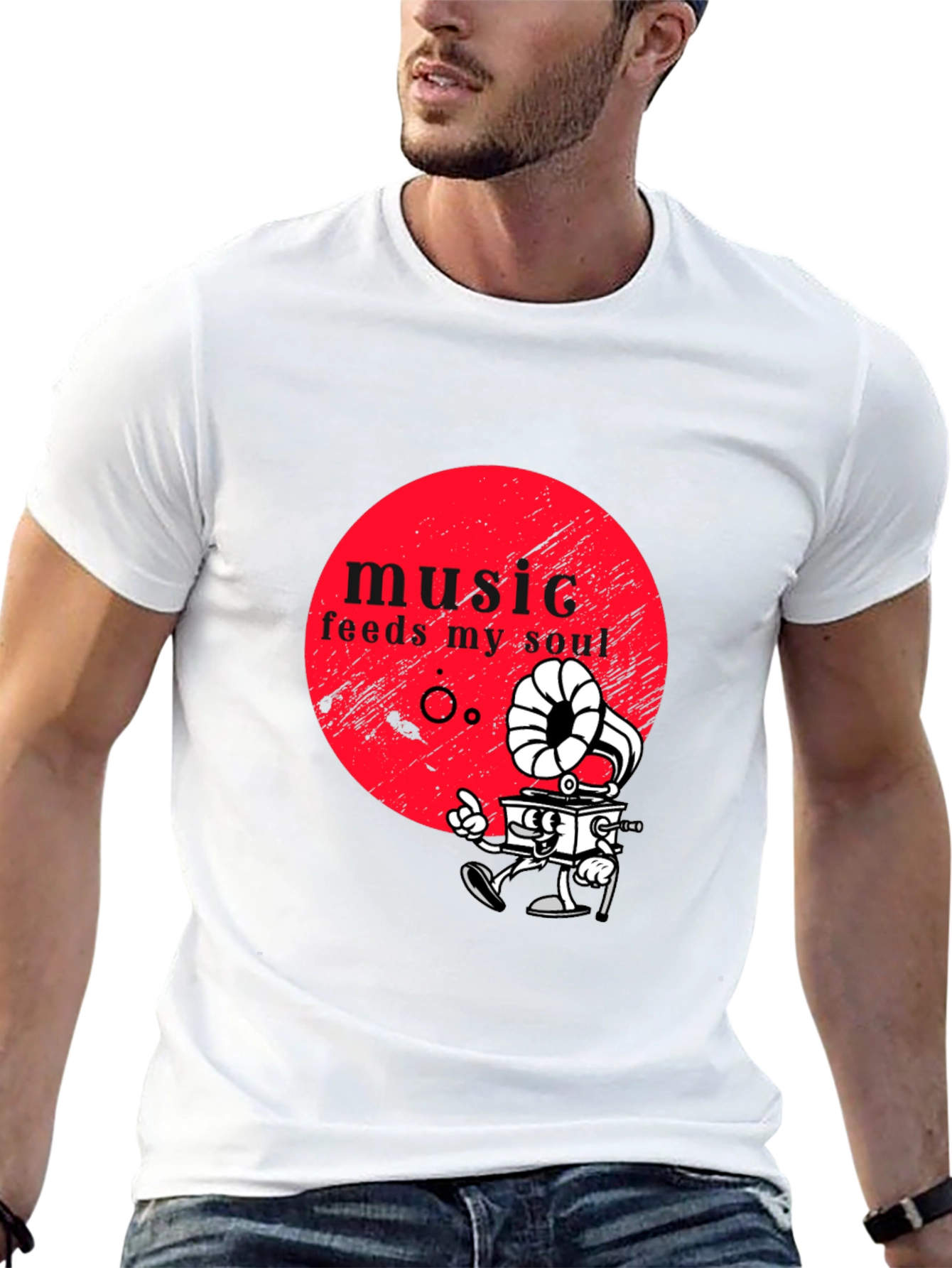 Music Feeds My Soul Graphic Tee