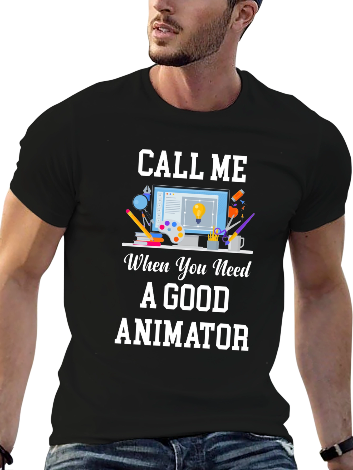 Call Me Animator T-Shirt - Creative Design
