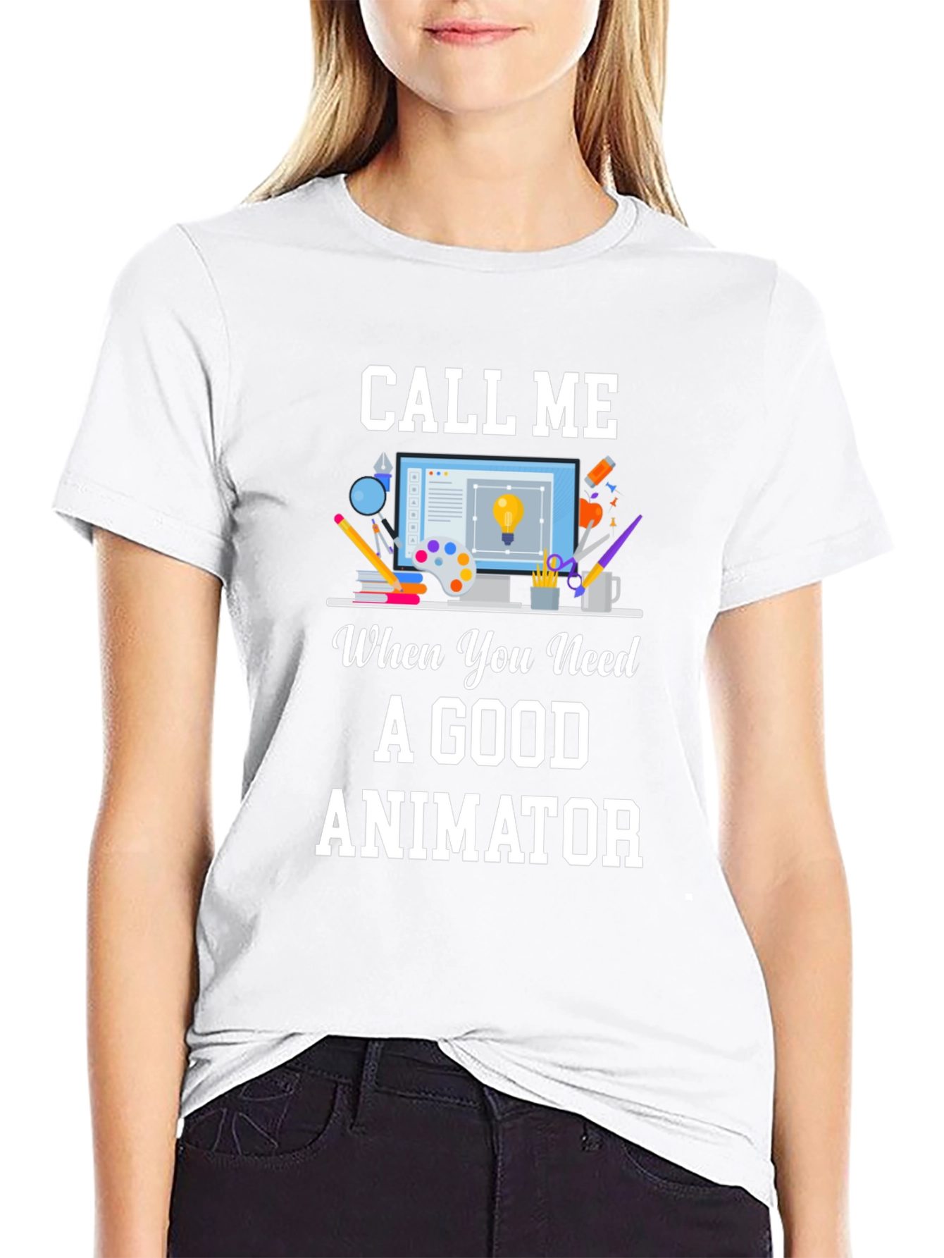 Call Me Animator T-Shirt - Creative Design