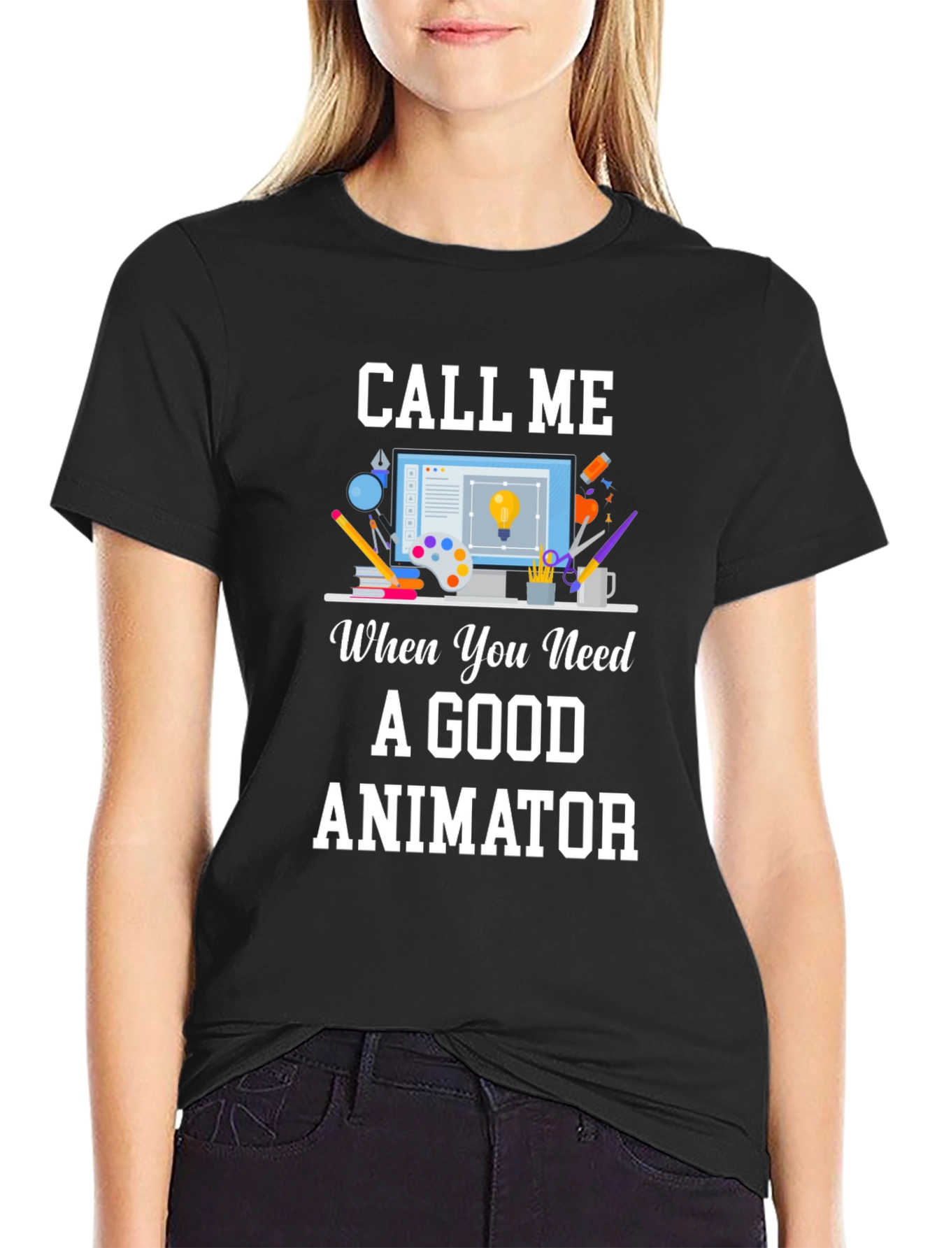 Call Me Animator T-Shirt - Creative Design