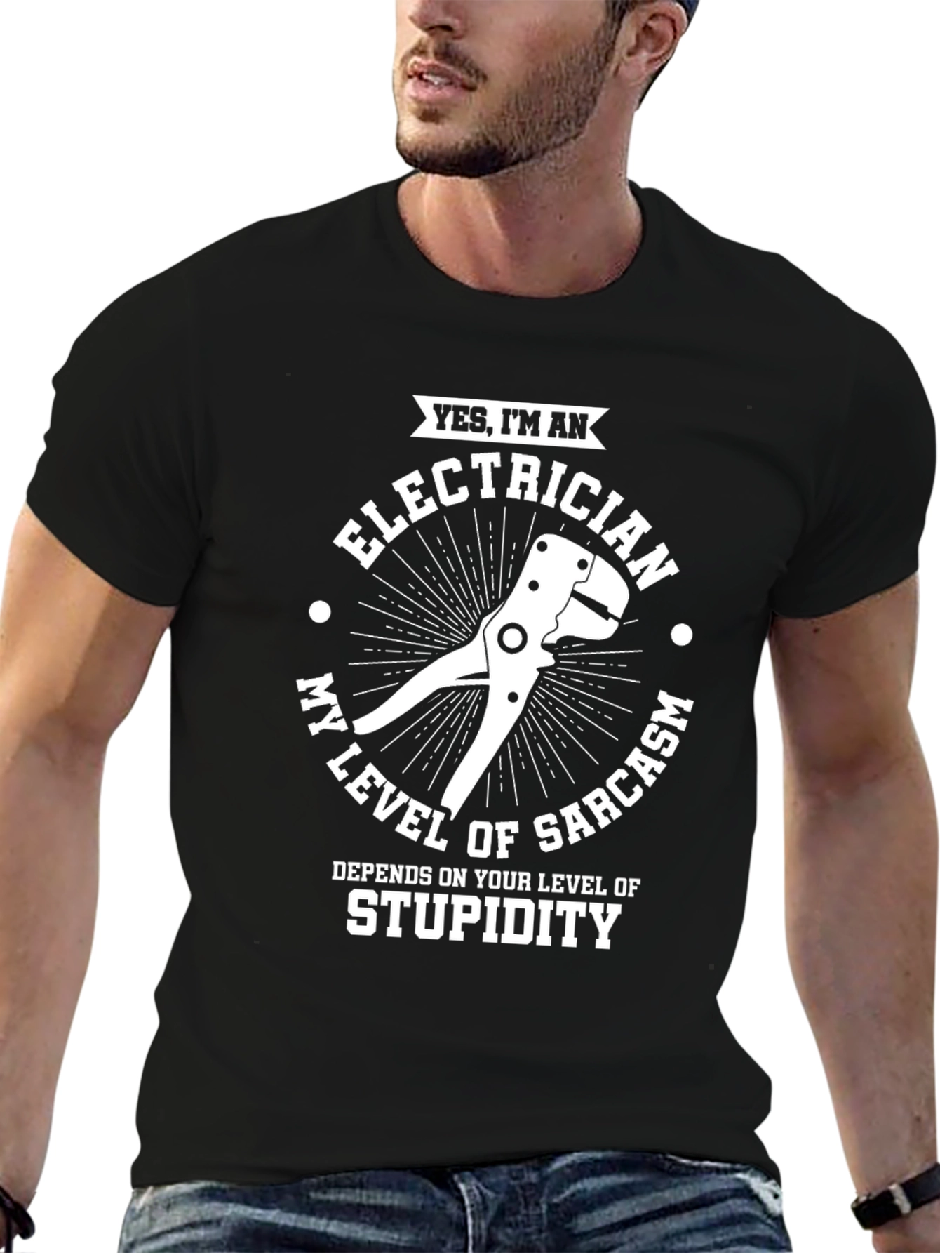 Electrician Sarcasm T-Shirt - Funny Electrical Worker Tee
