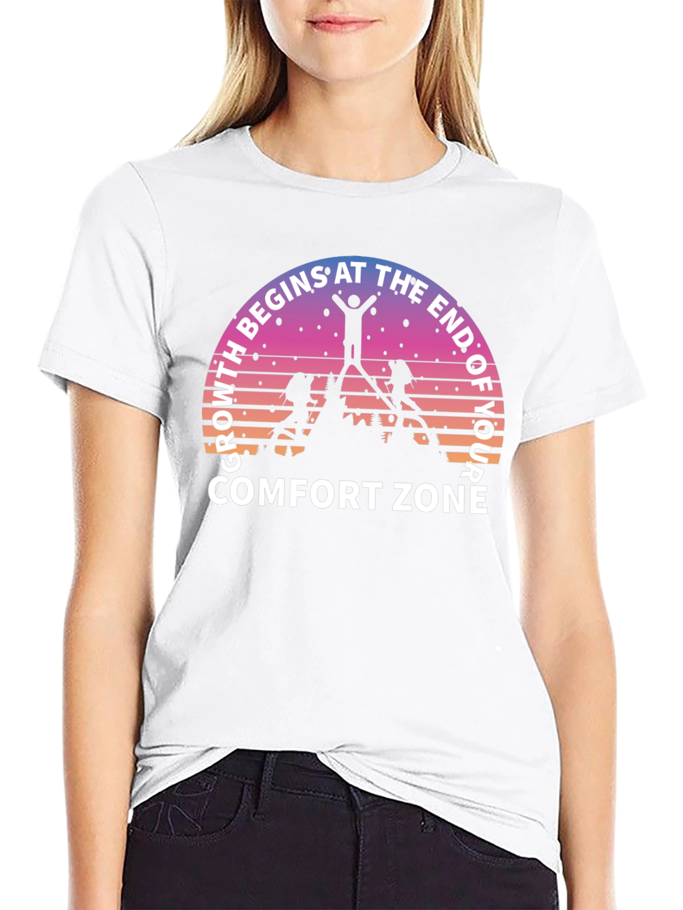 Growth Begins Comfort Zone T-Shirt