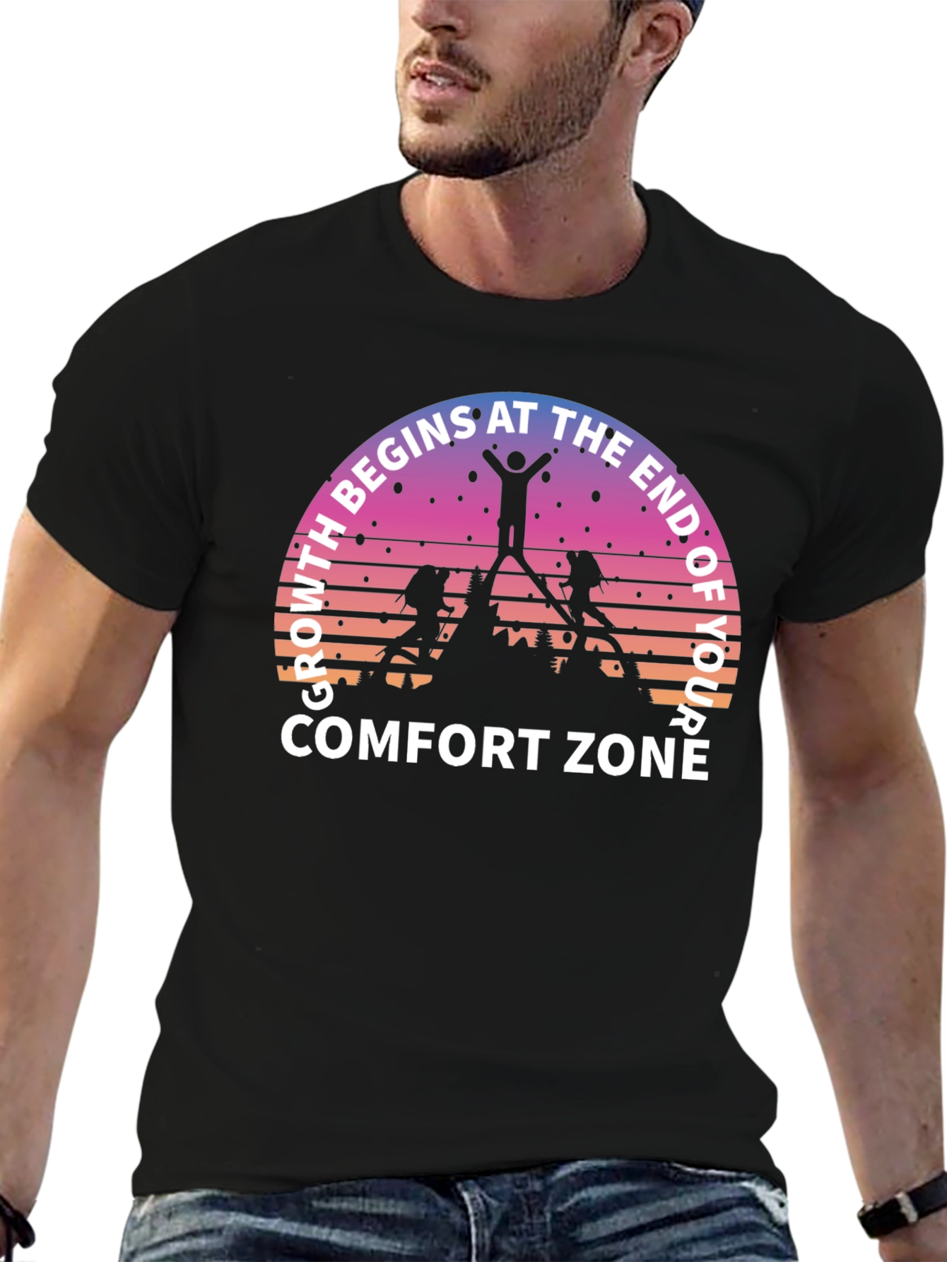 Growth Begins Comfort Zone T-Shirt
