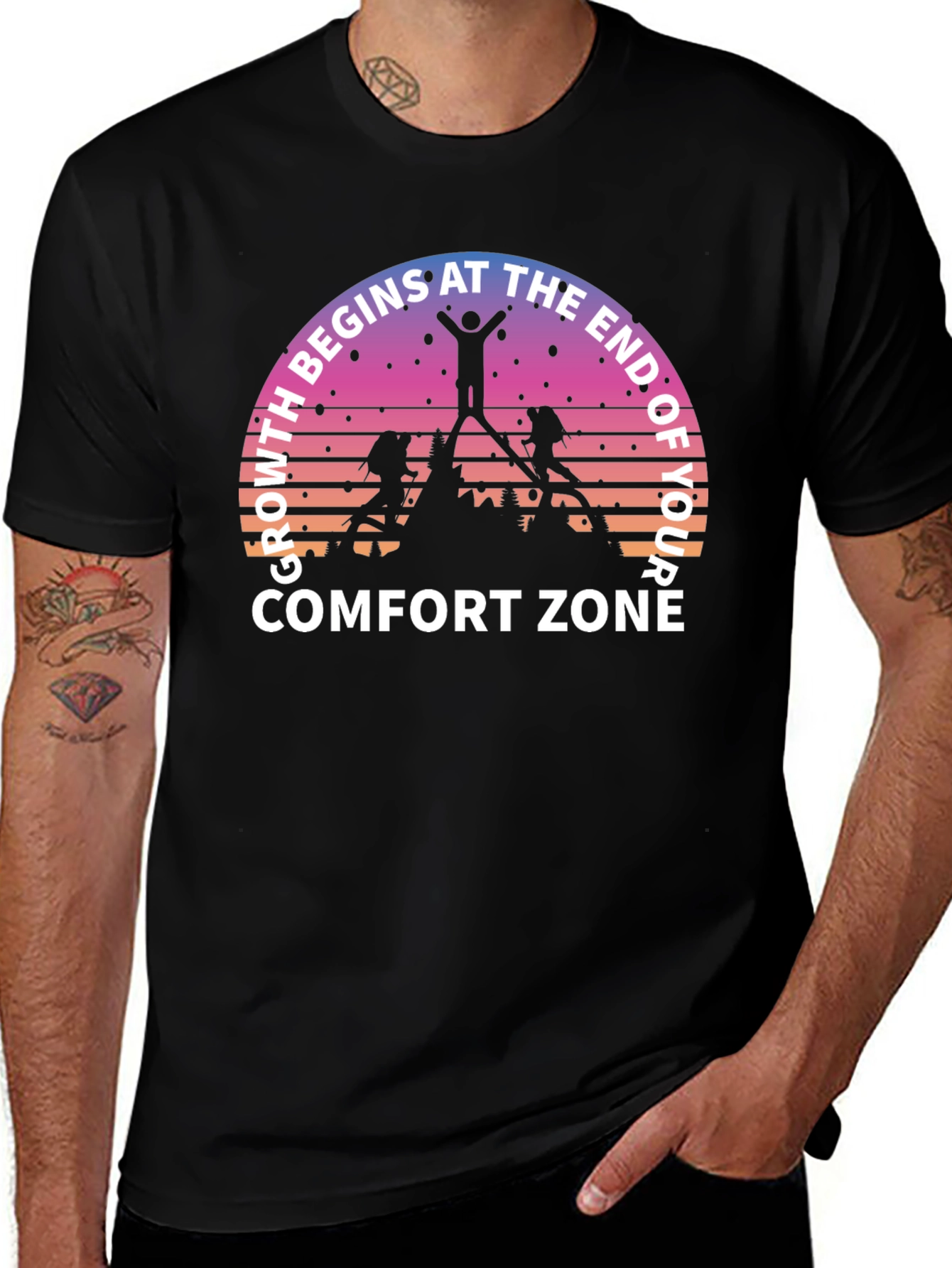 Growth Begins Comfort Zone T-Shirt