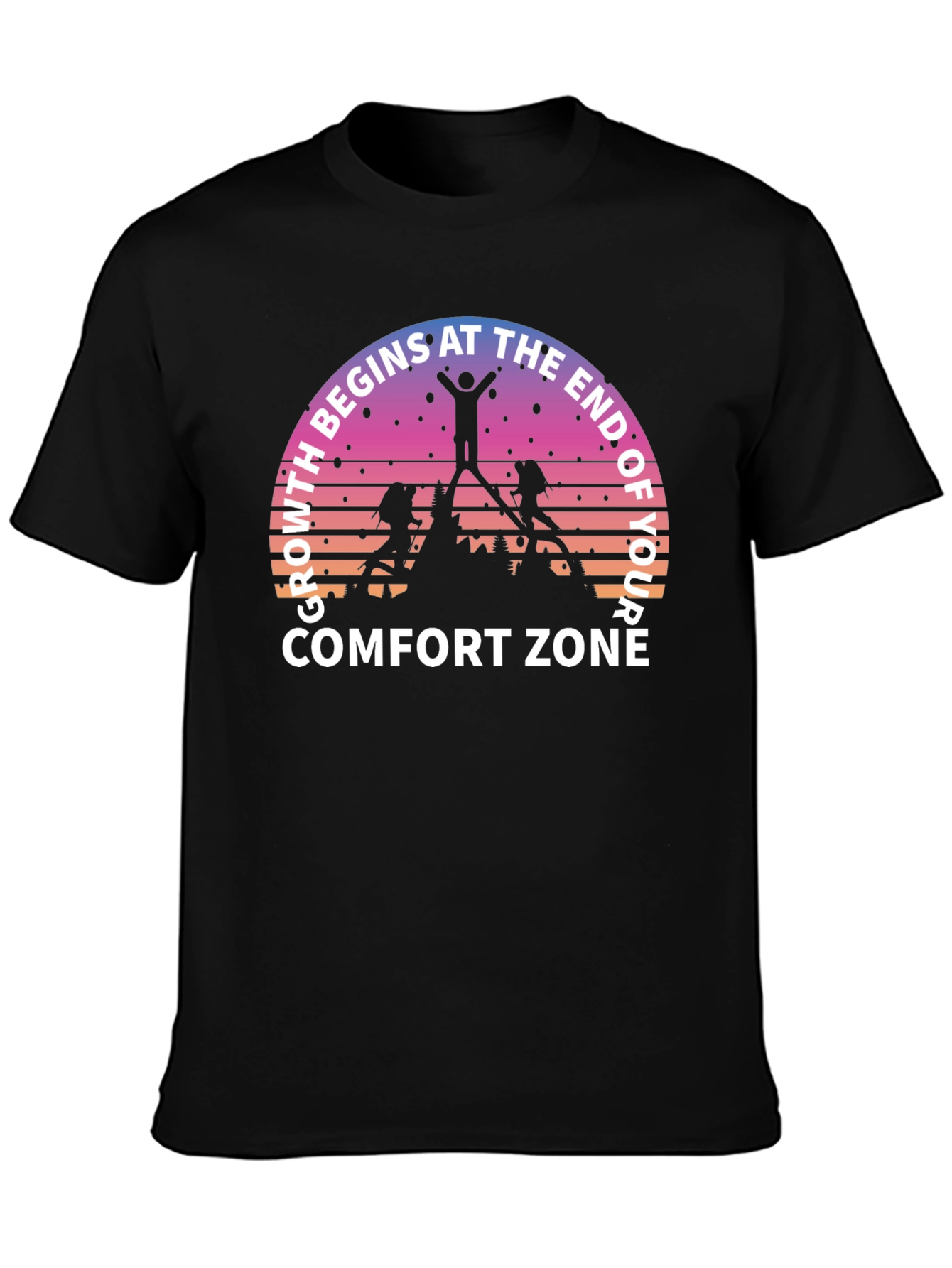 Growth Begins Comfort Zone T-Shirt
