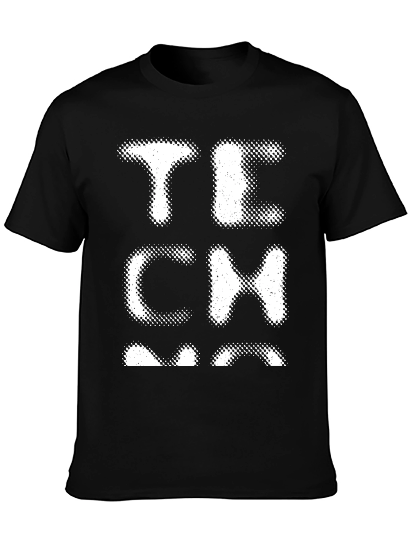 Tech T-Shirt Black Novelty Tee