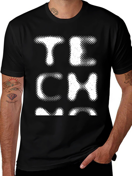 Tech T-Shirt Black Novelty Tee