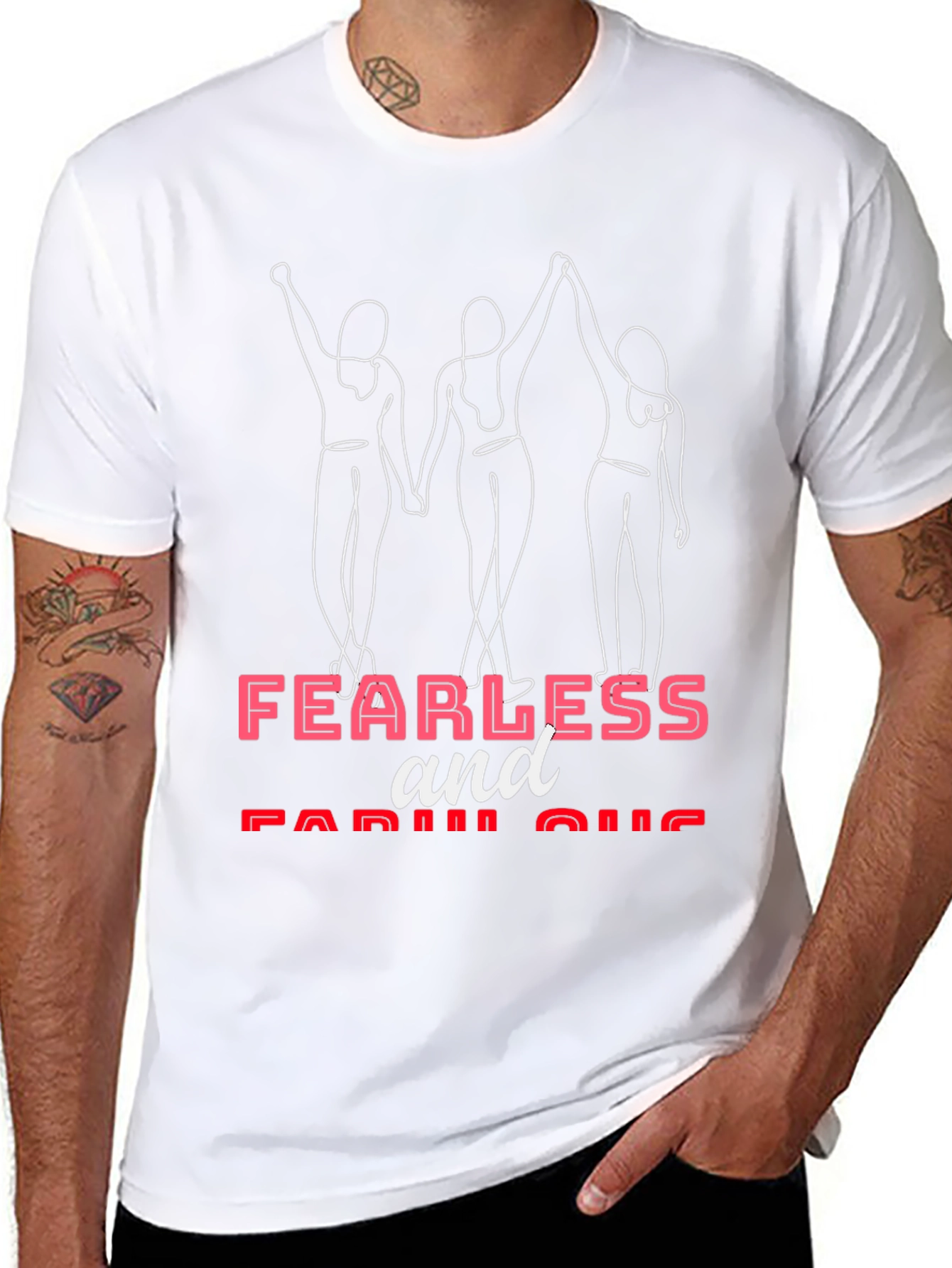 Fearless and Fabulous Graphic T-Shirt