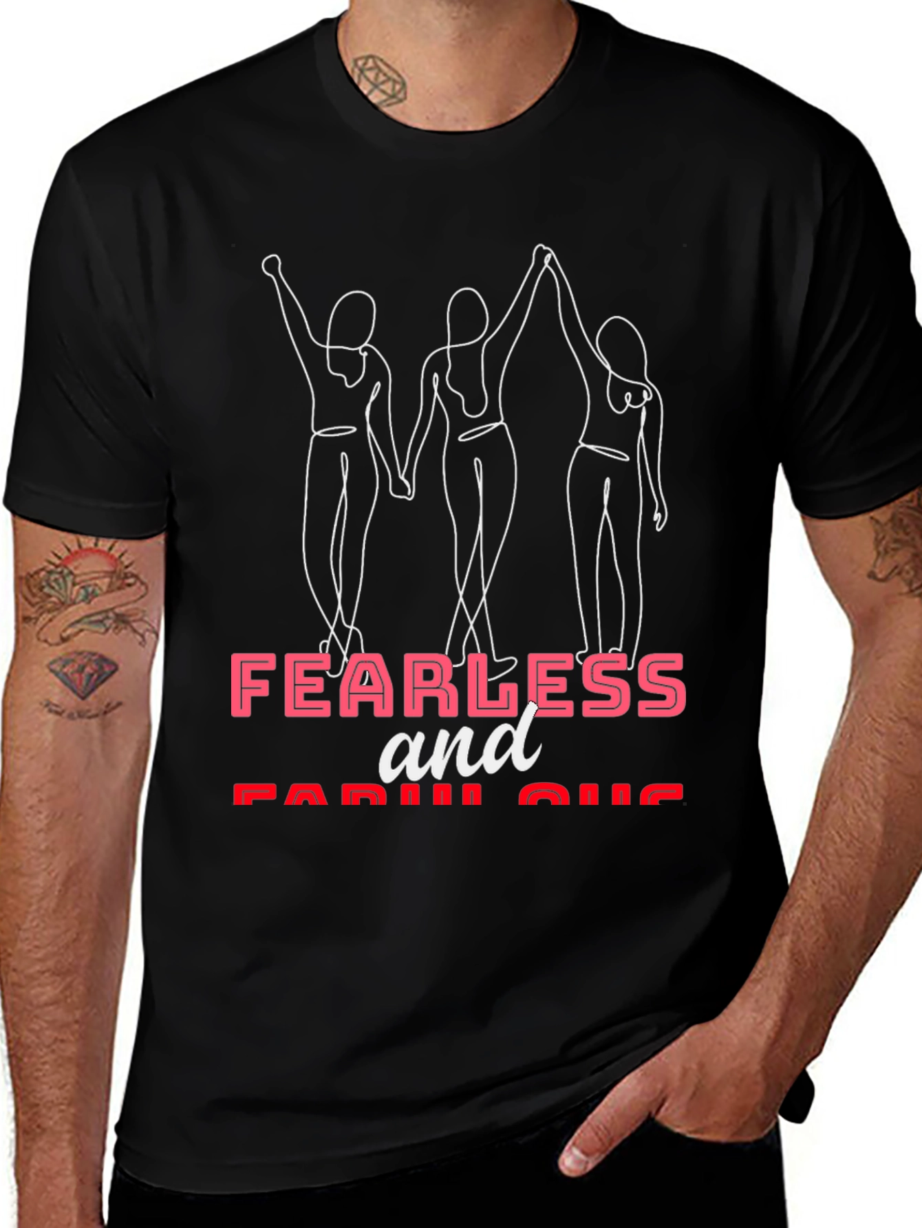 Fearless and Fabulous Graphic T-Shirt