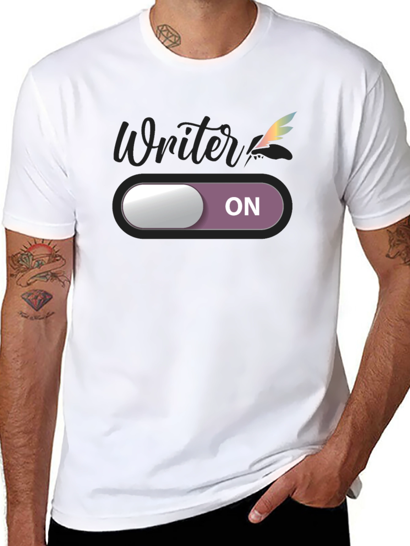 Writer Mode On T-Shirt -  Creative Inspiration!