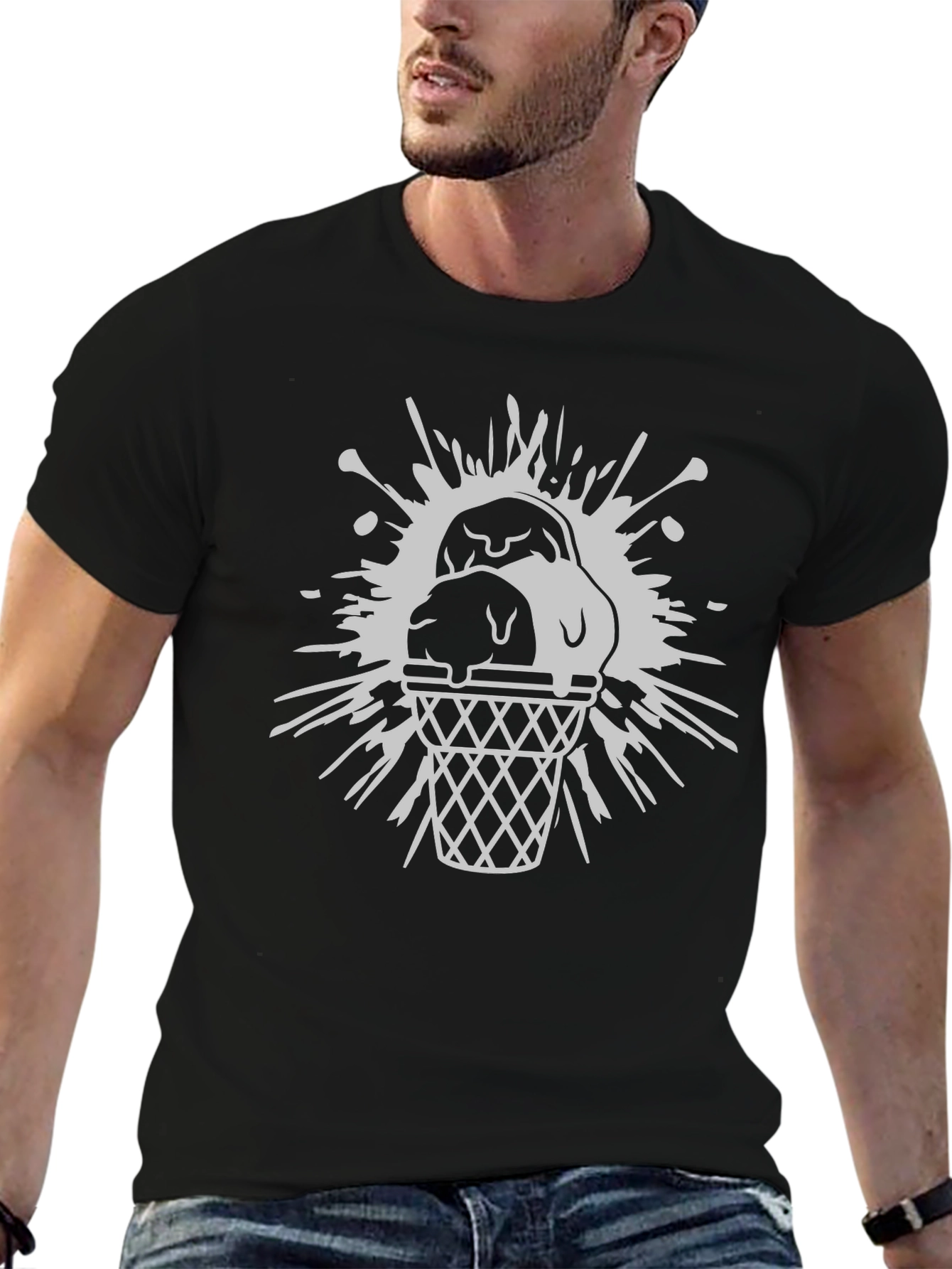 Ice Cream Cone Graphic Tee