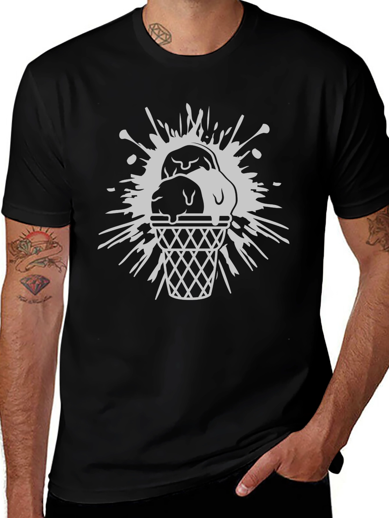 Ice Cream Cone Graphic Tee